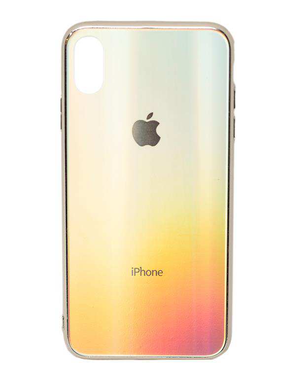قاب هولوگرامی نقره‌ای Apple iPhone X Max