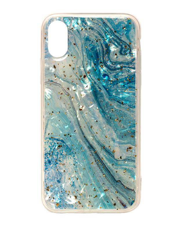 قاب آبی طرح سنگ Apple iPhone X/XS