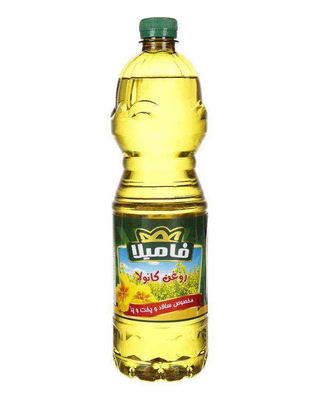 روغن مایع کانولا 900 میلی لیتری فامیلا