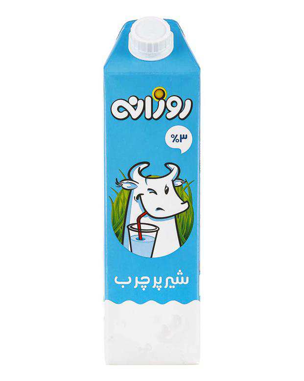 شیر پر چرب 1 لیتری روزانه