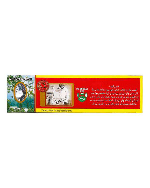 چای سیاه کیسه ای خارجی سیلان 50 گرمی دوغزال بسته 25 عددی
