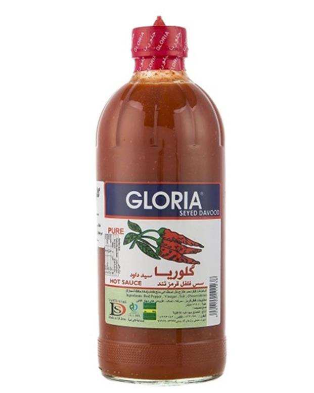 سس فلفل قرمز تند 474 میلی لیتری گلوریا