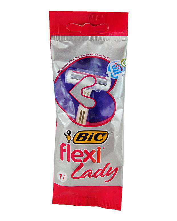 خود تراش 3 لبه مدل Flexi Lady  بیک Bic  بسته 3  عددی