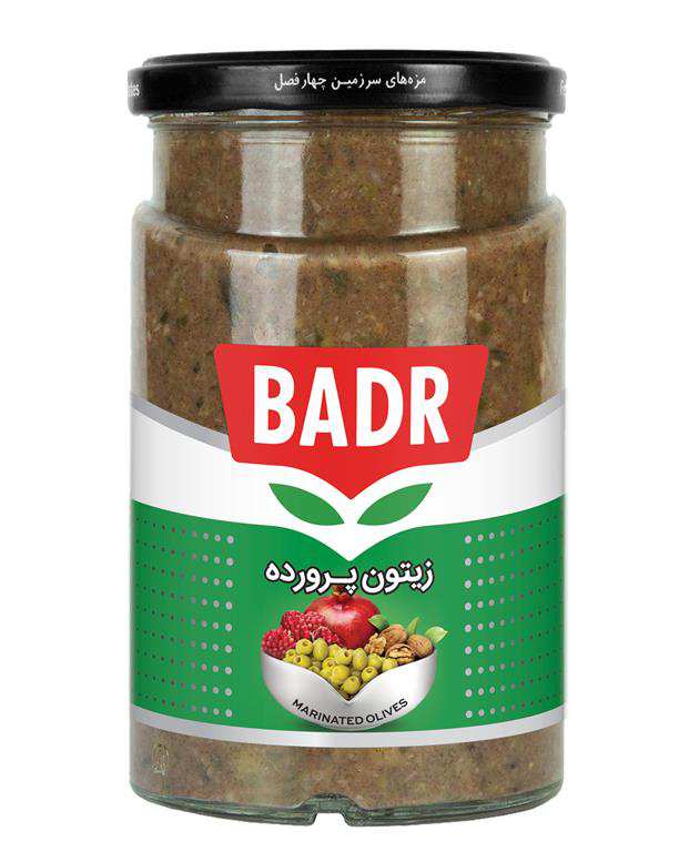 زیتون پرورده  610  گرمی بدر
