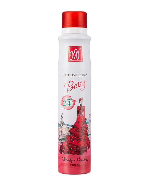 اسپری بدن زنانه Betty 200ml مای