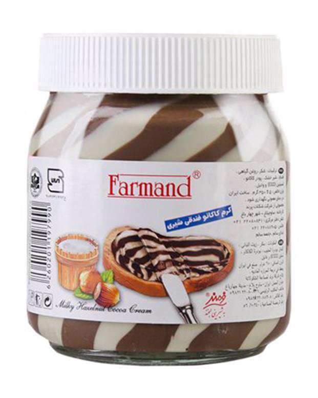 شکلات صبحانه دورنگ 330 گرمی فرمند