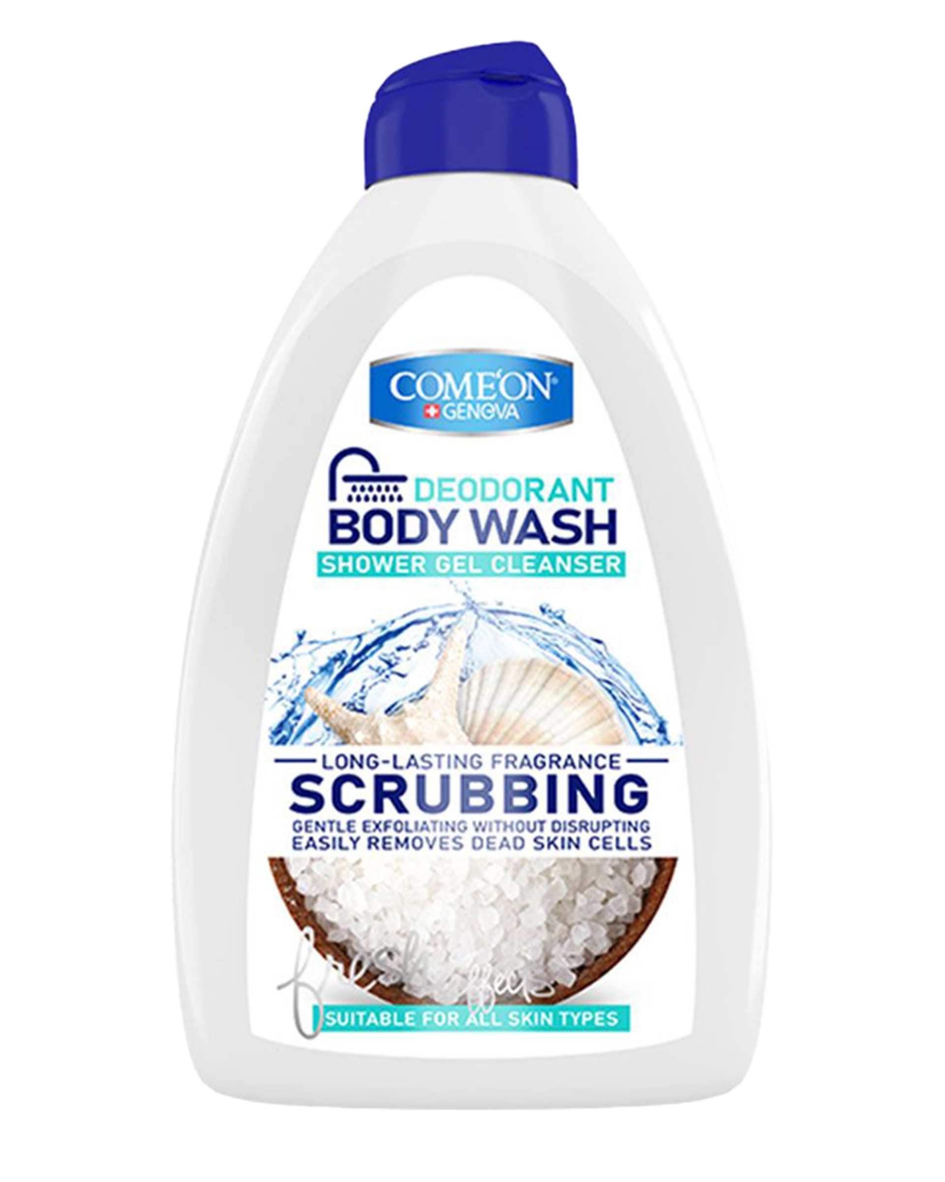 شامپو بدن ژلی لایه بردار 510ml Scrubbing کامان