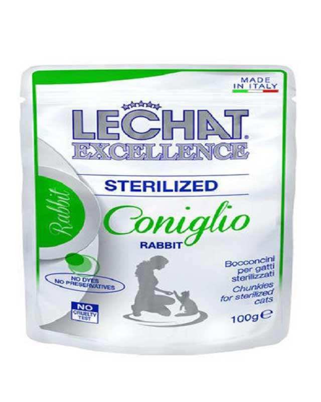 سوپ گربه مدل pouch sterilized rabbit 100 گرمی لچت