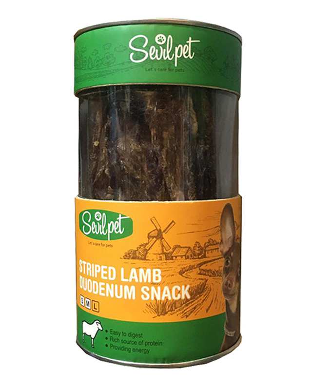 غذای تشویقی سگ 80gr Striped Lamb Duodenum Snack سویل پت