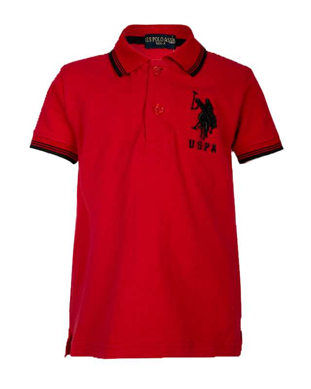 پولوشرت پسرانه جودون قرمز U.S Polo Assn