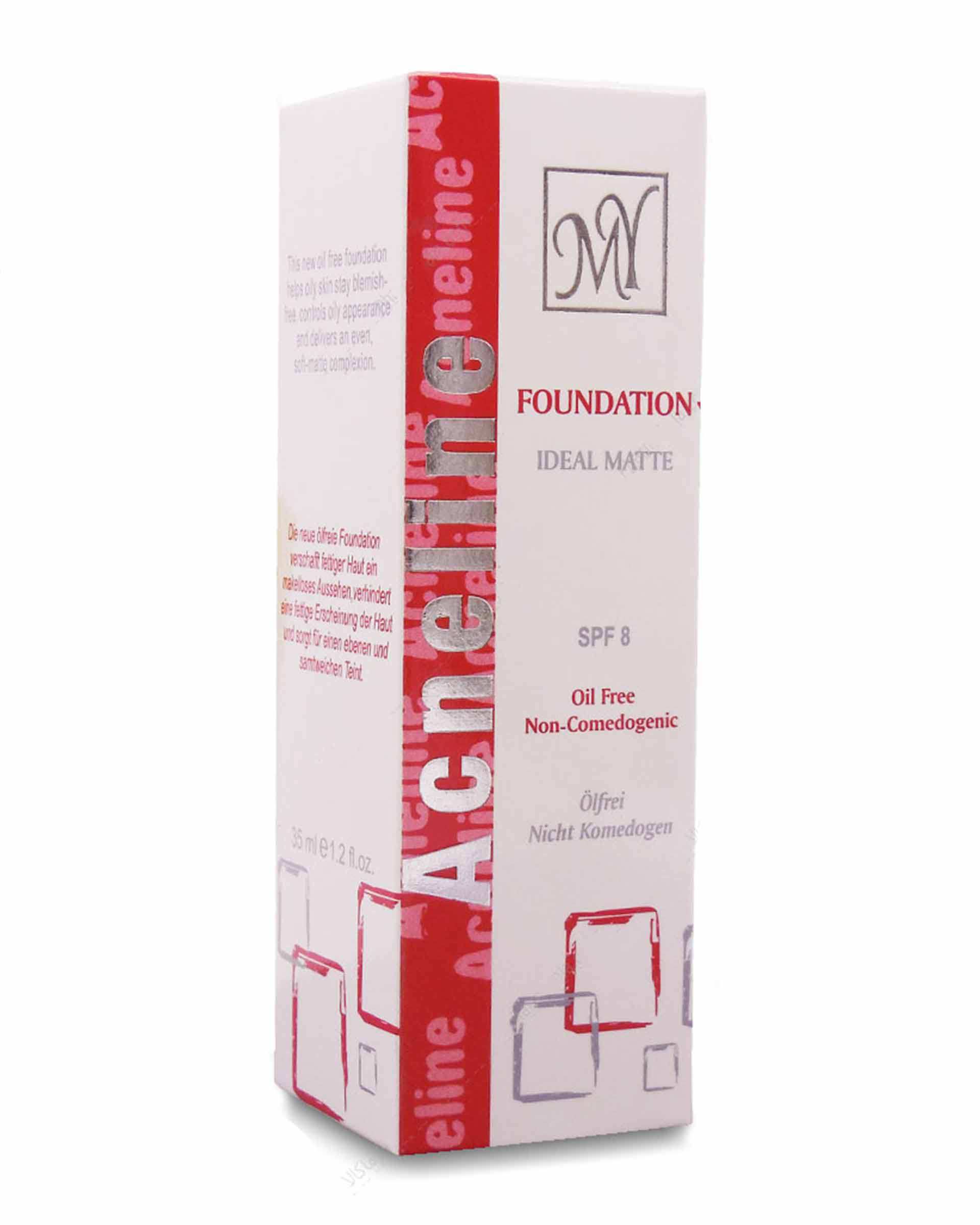 کرم پودر ضد آکنه با Acneline SPF8 بژ روشن A01 مای