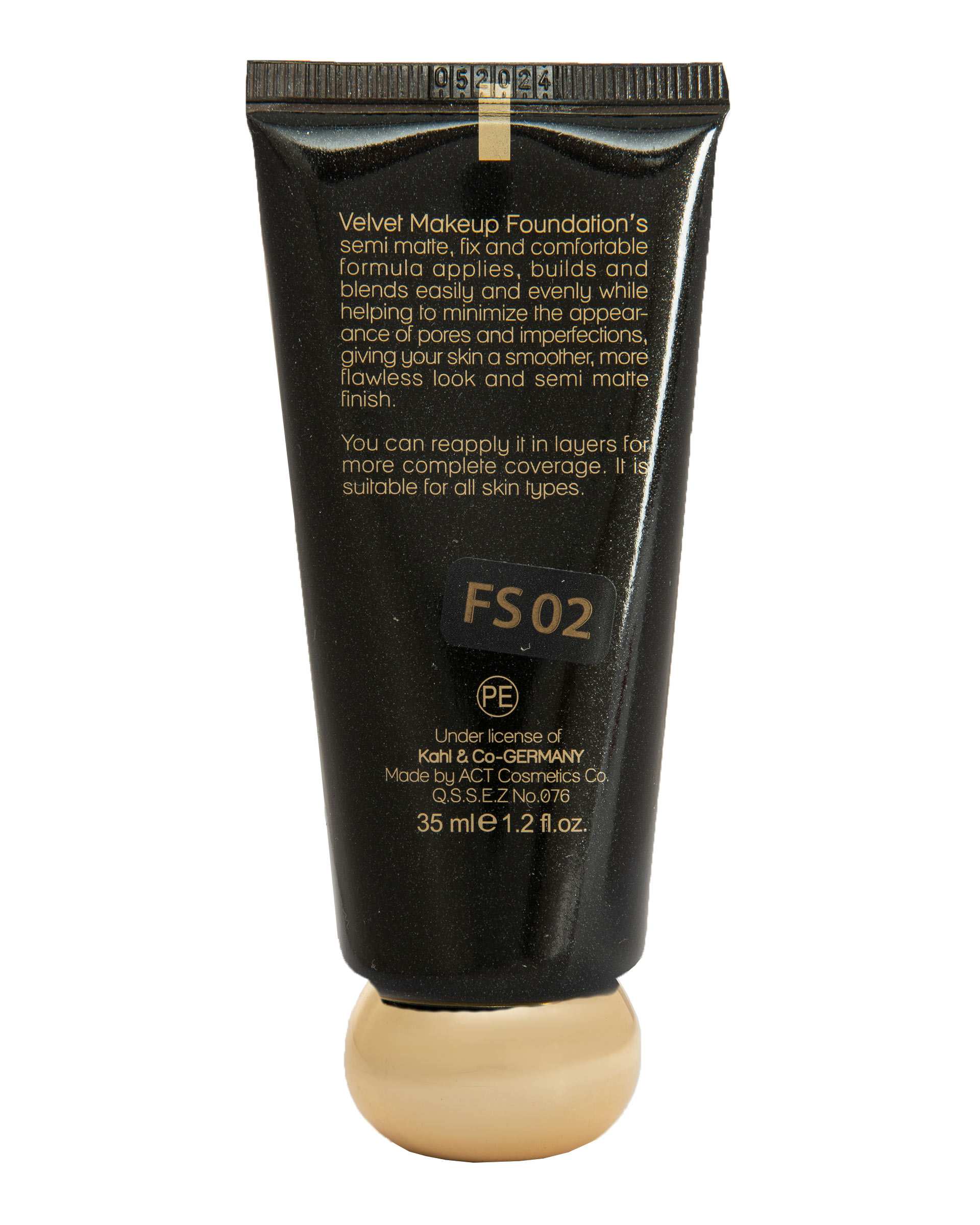 کرم پودرمات با Velvet Makeup SPF15 هلویی Fs02 مای