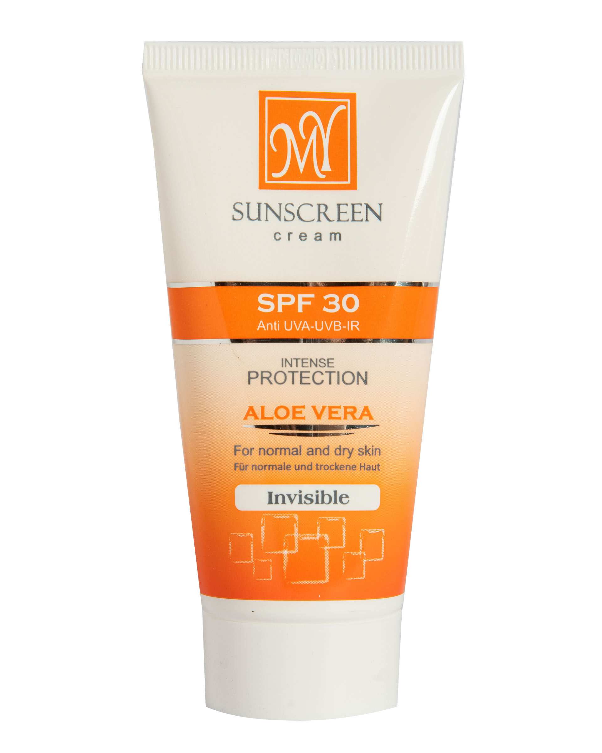 کرم ضد آفتاب SPF30 حاوی آلوئه ورا بی رنگ مای