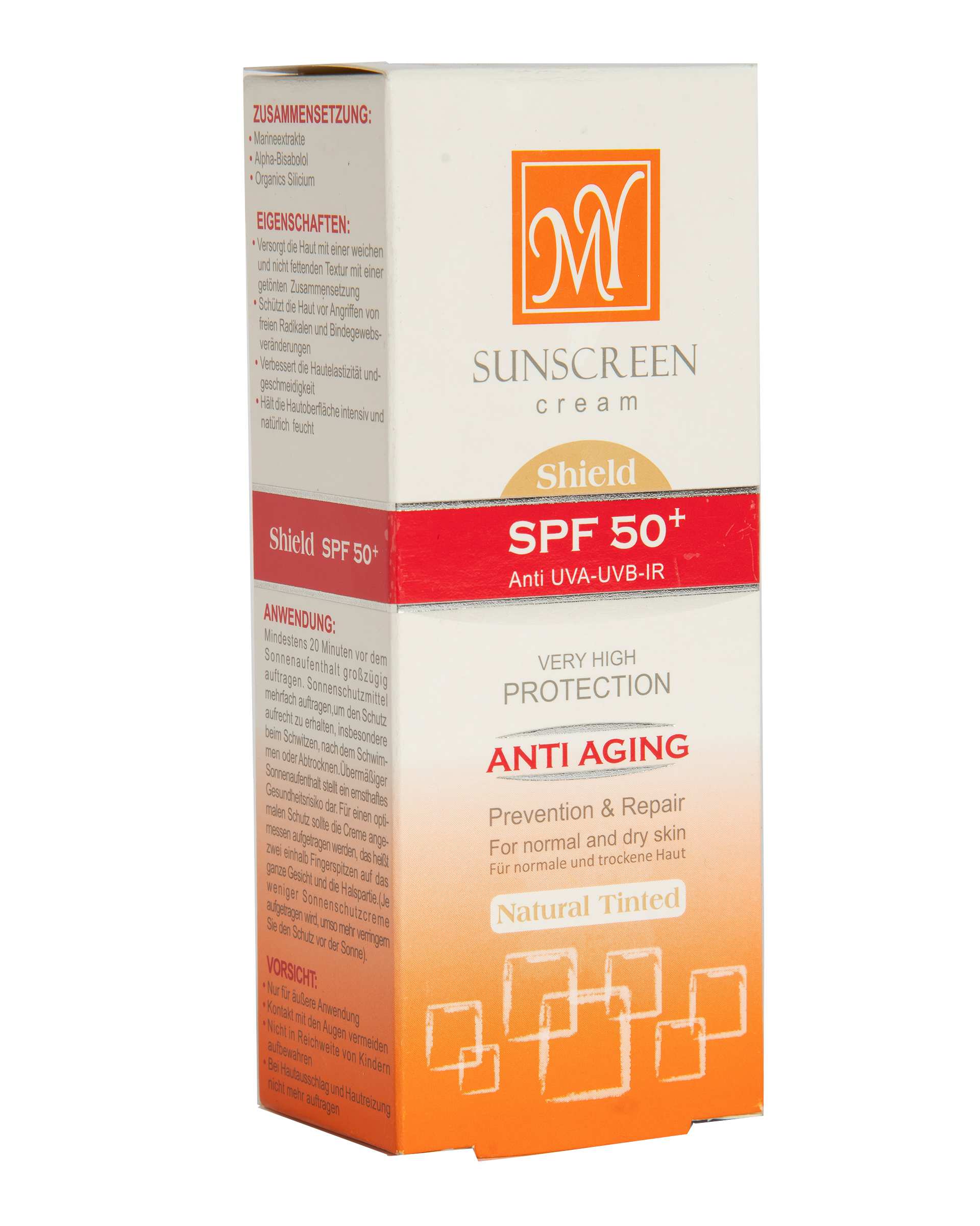 کرم ضد آفتاب رنگی Anti Aging SPF50 بژ مای