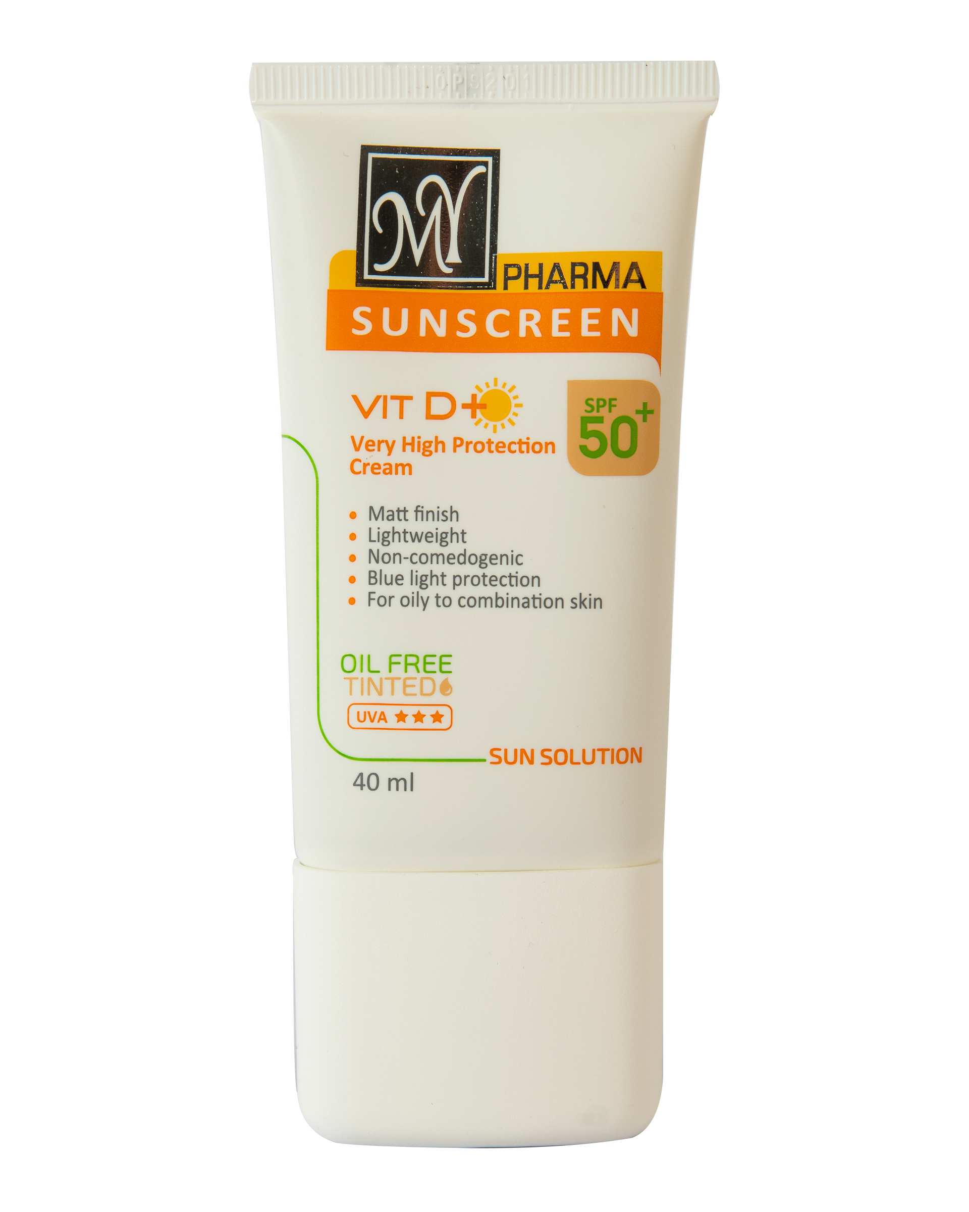 کرم ضد آفتاب SPF50 رنگی Vit D Plus بژ مای