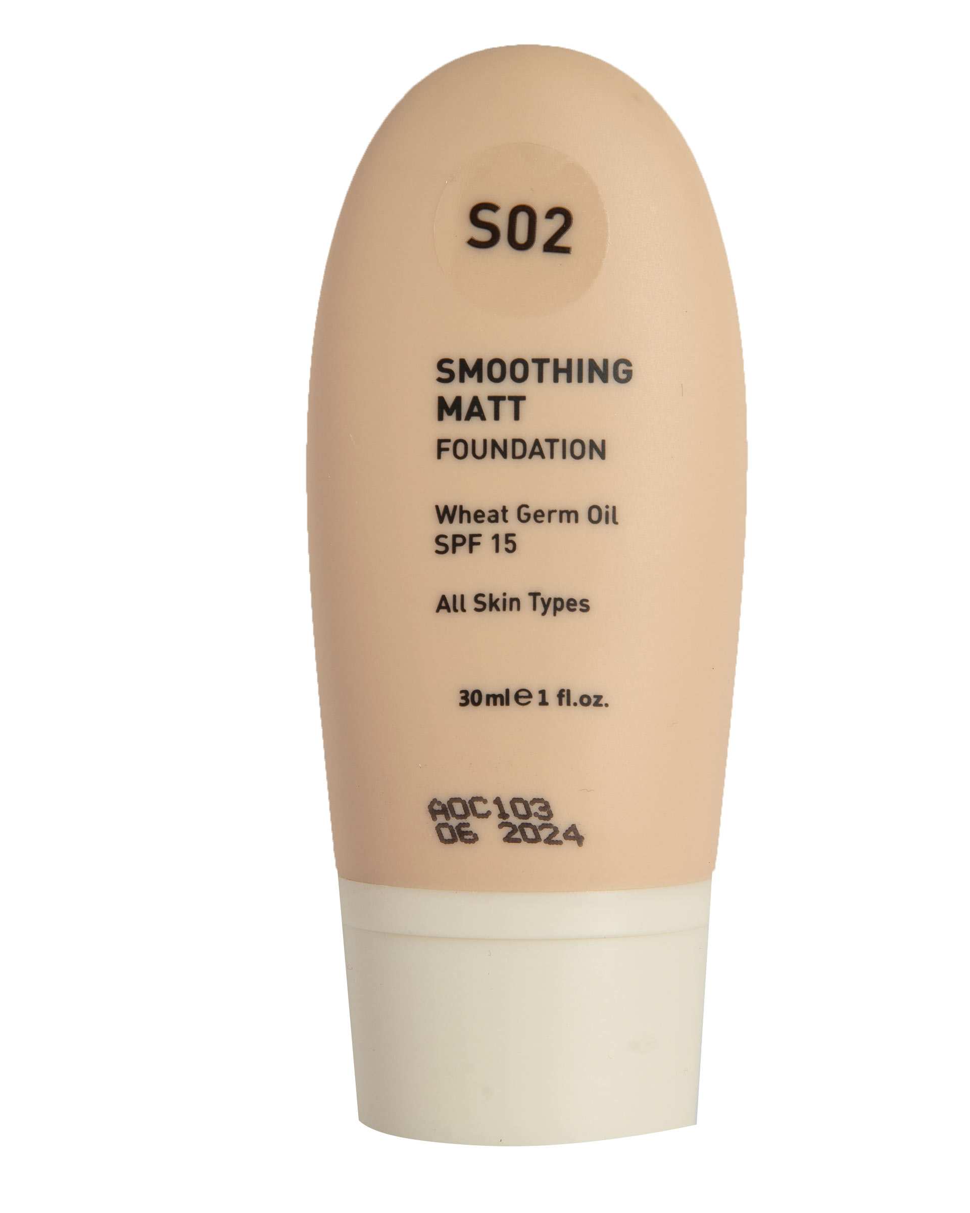 کرم پودر مات SPF15 بژ شماره S02 شون