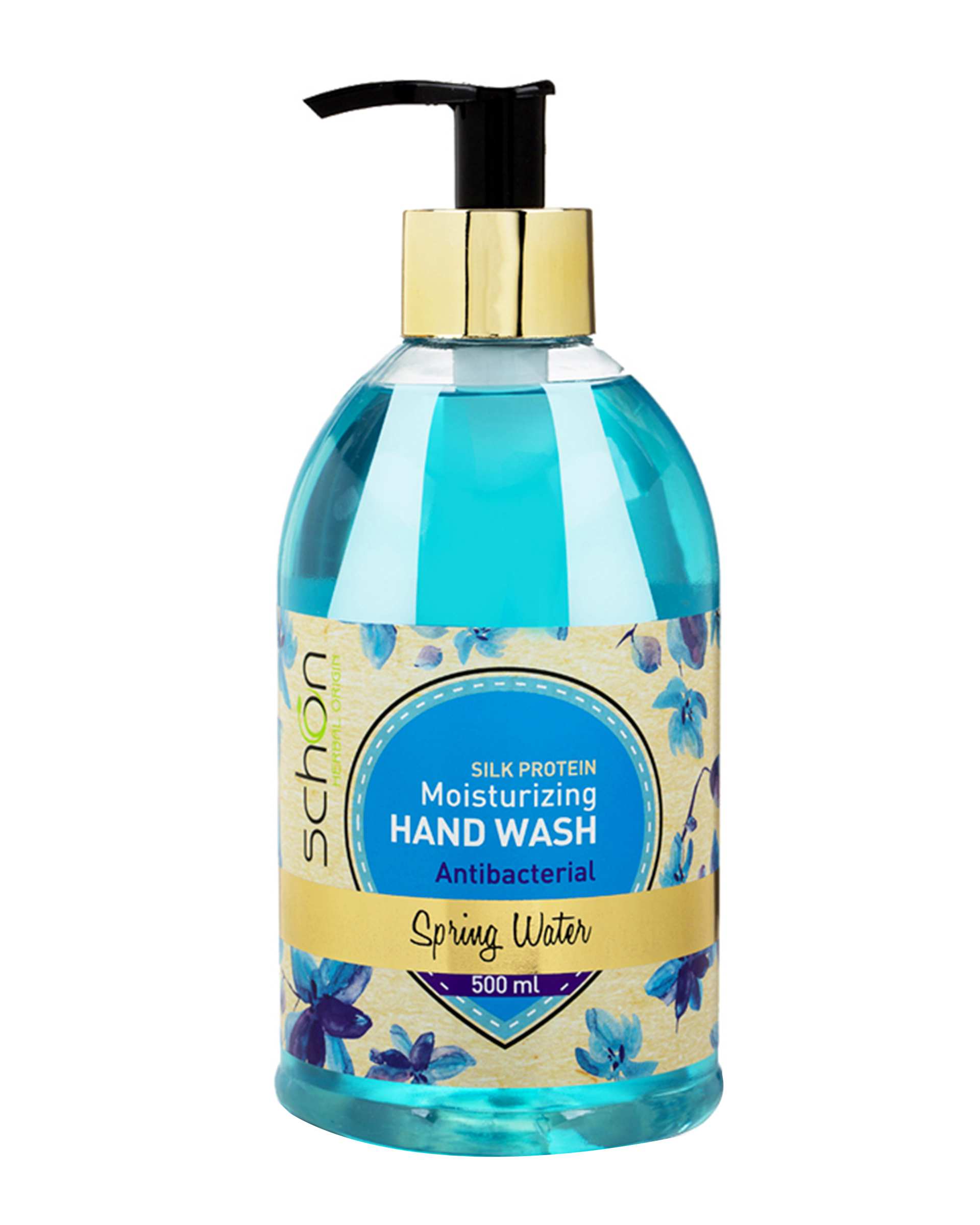 مایع دستشویی آنتی باکتریال Spring Water آبی شون