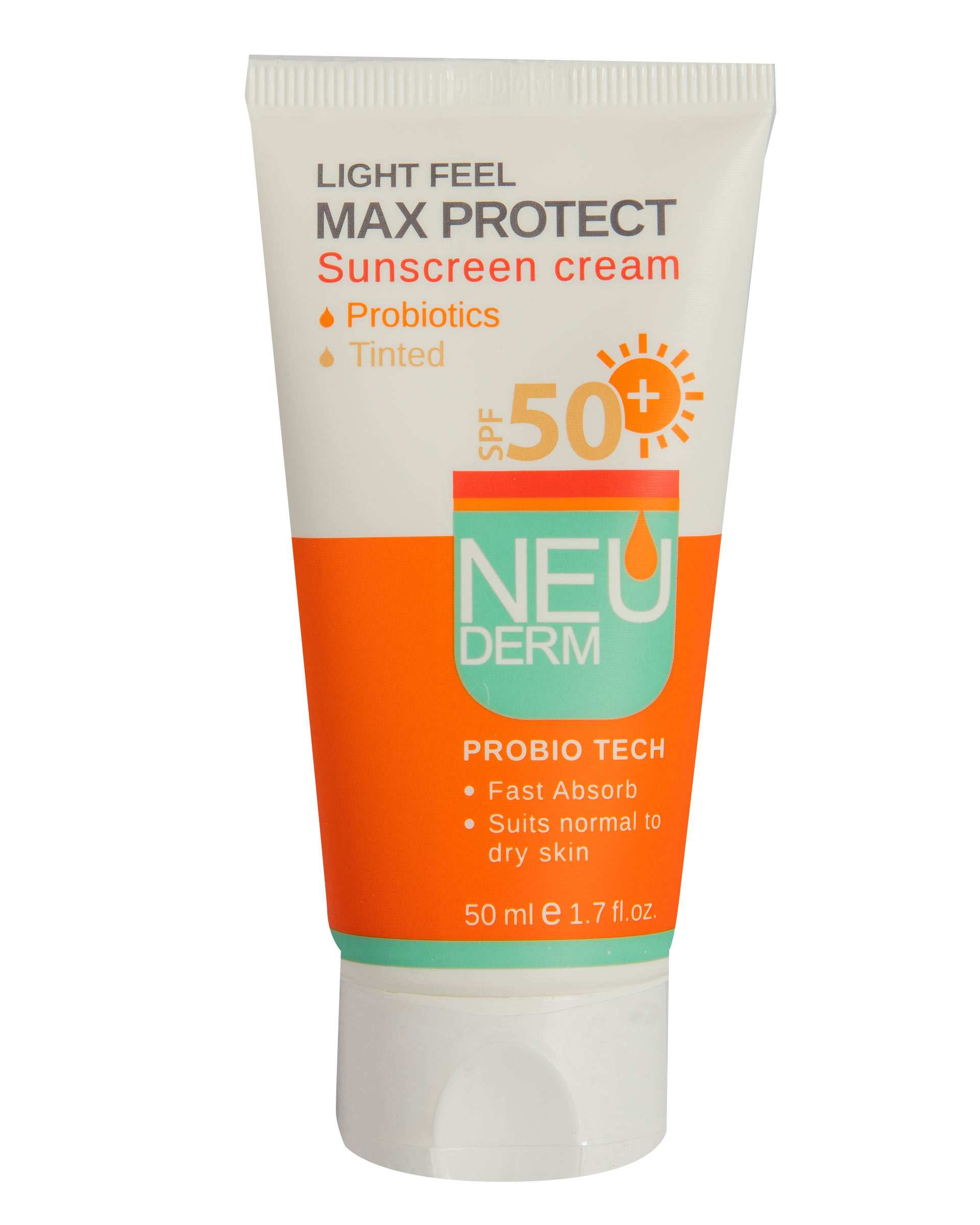 کرم ضد آفتاب Max Protect SPF50 رنگی نئودرم