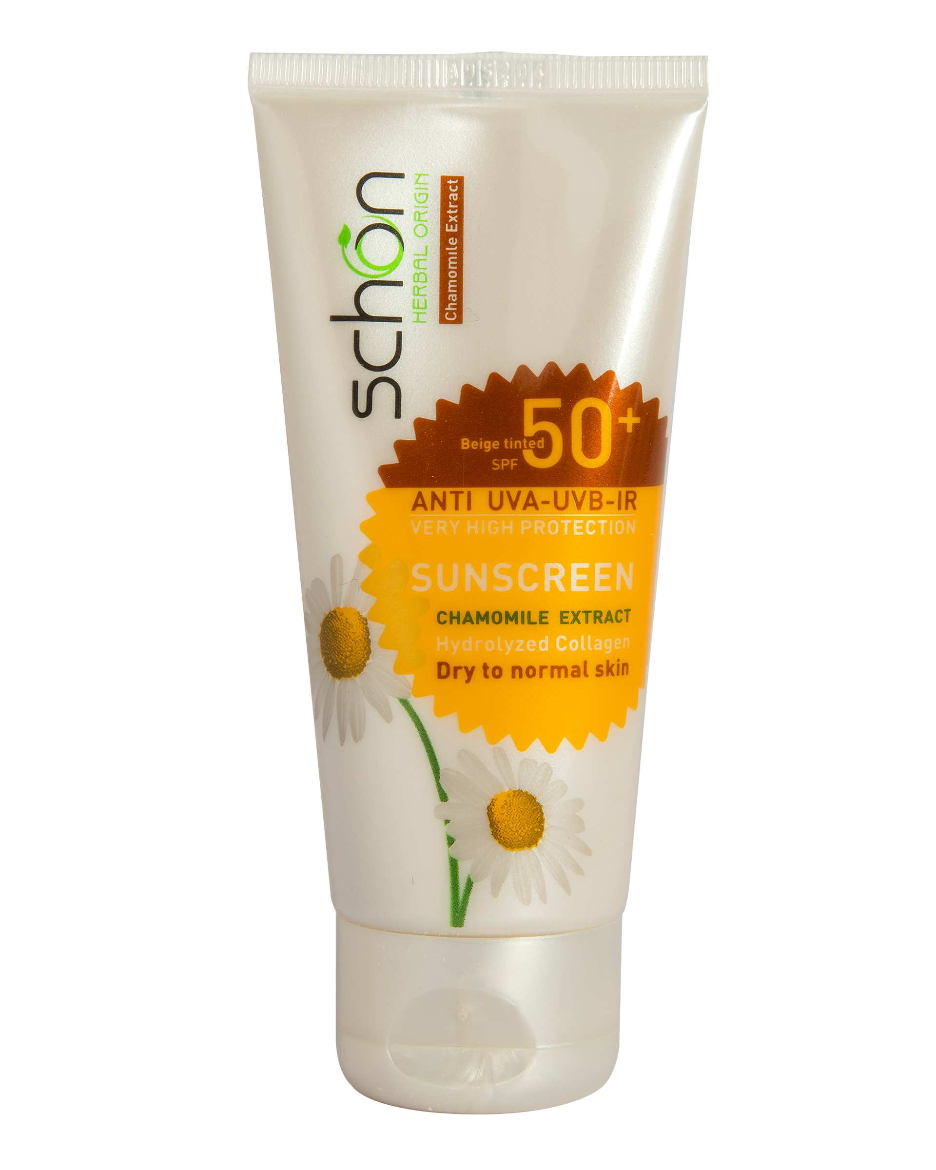 کرم ضد آفتاب حاوی عصاره بابونه SPF50 بژ شون