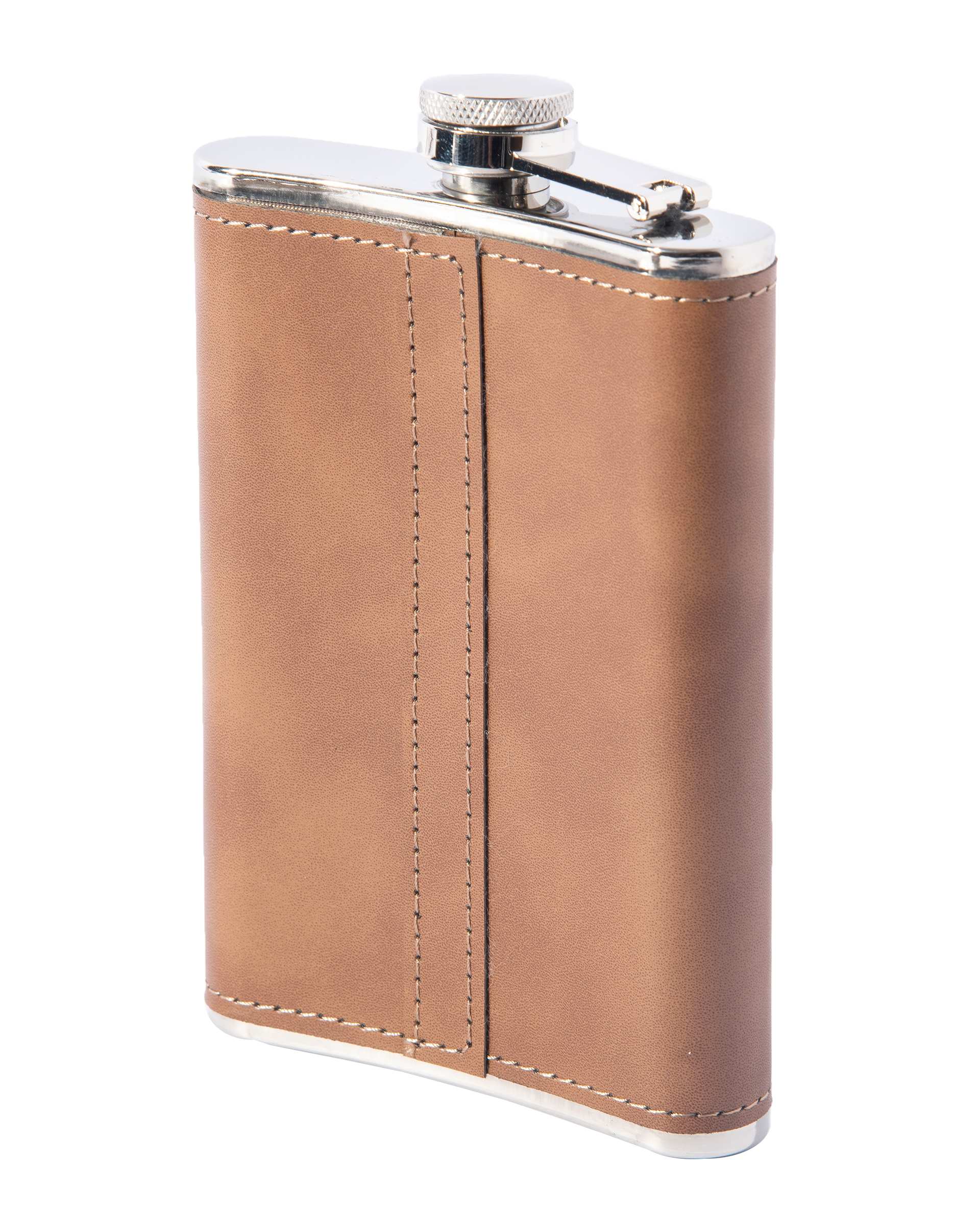 قمقمه جیبی مدل Hip Flask قهوه ای سورا