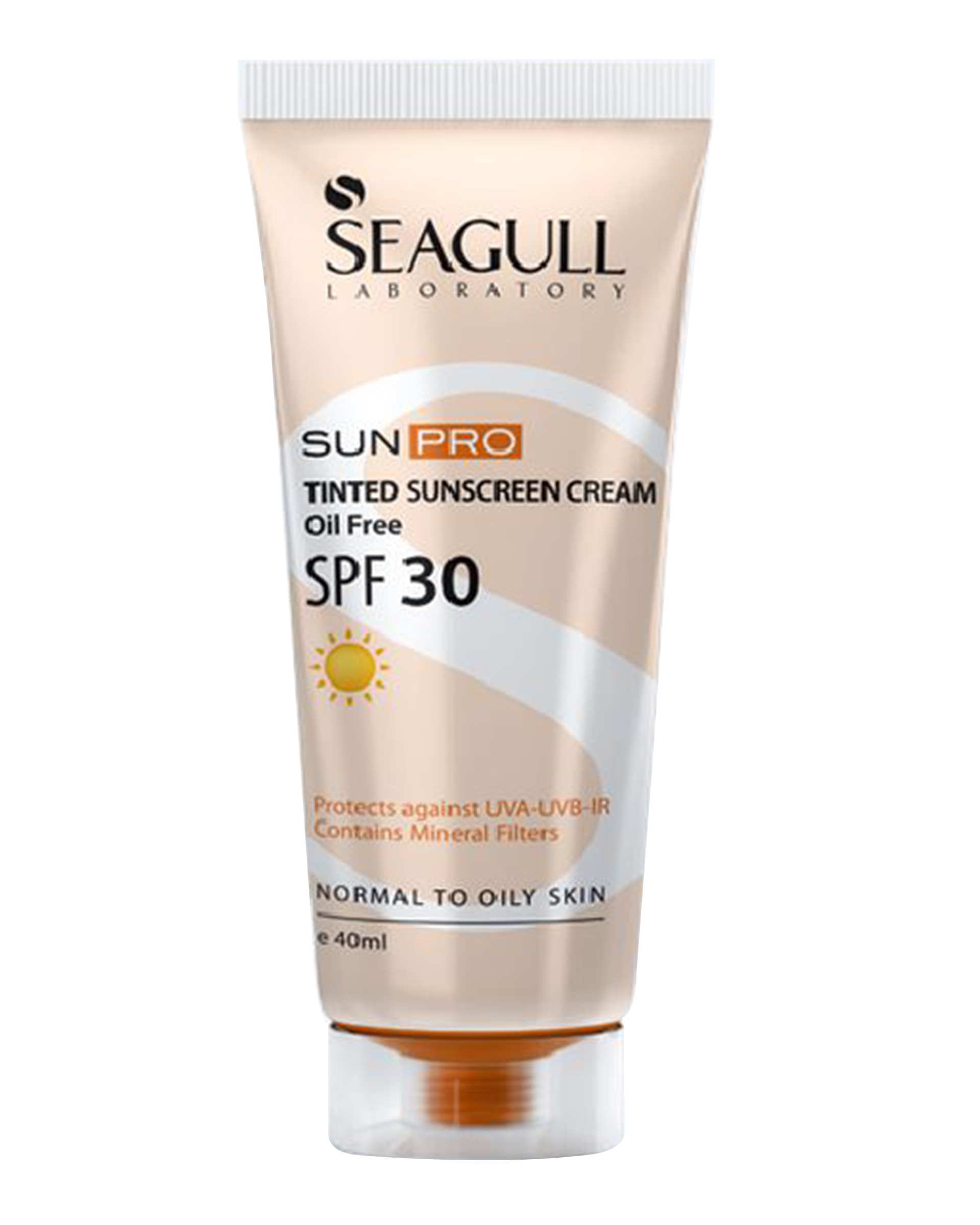 کرم ضد آفتاب رنگی SPF30 بدون چربی سی گل