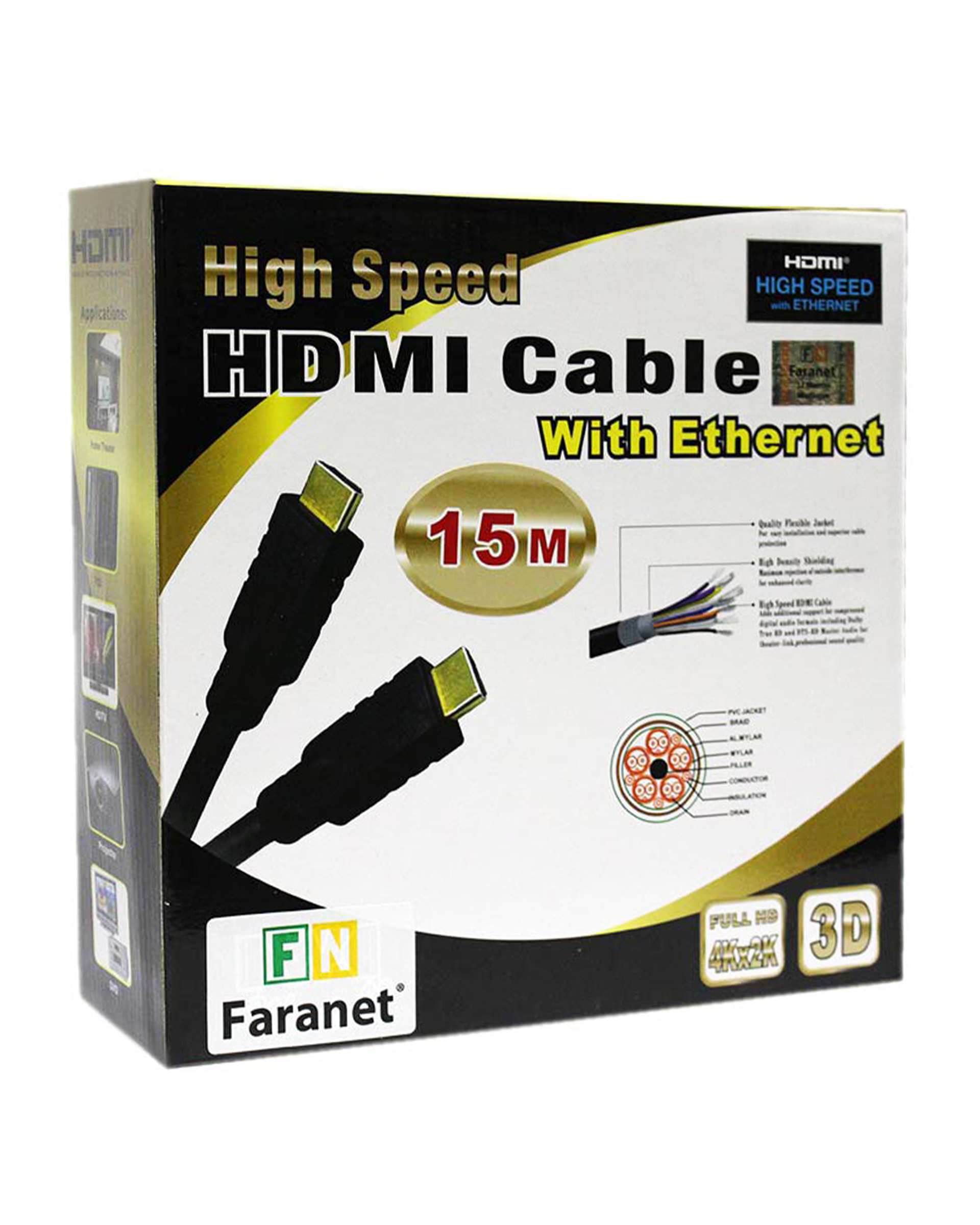  cable hdmi 15m faranet 