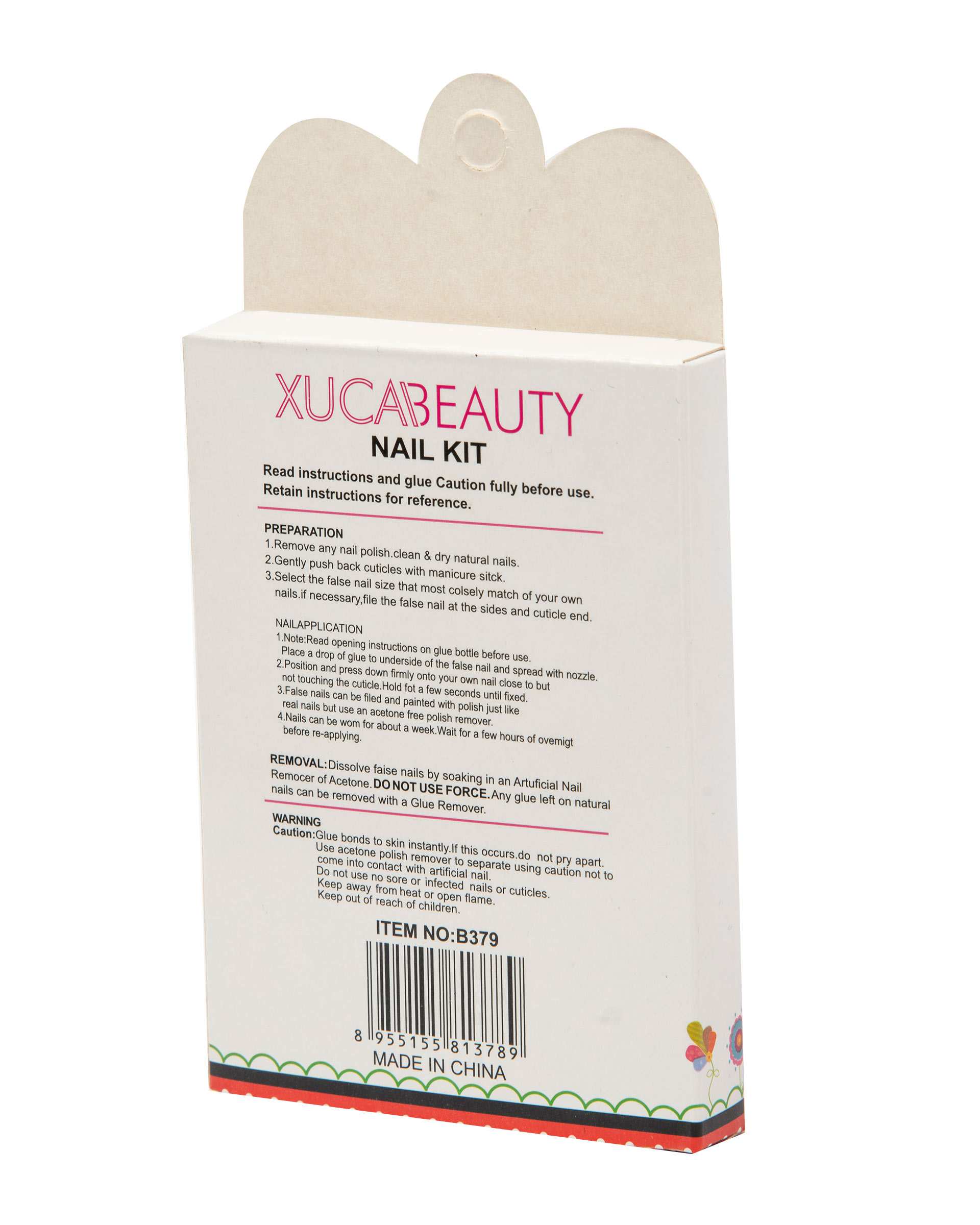 ناخن مصنوعی بچگانه Xuca Beauty طرح گربه