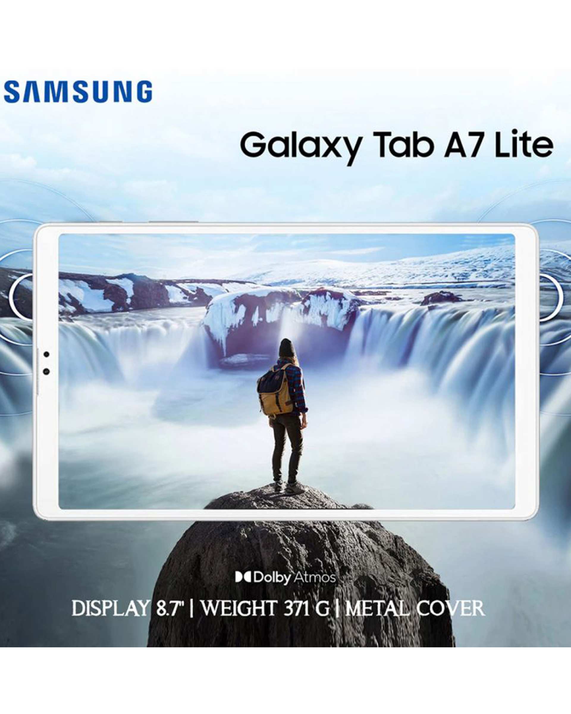 تبلت سامسونگ مدل Galaxy Tab A7 Lite - T225 ظرفیت 32 گیگابایت خاکستری