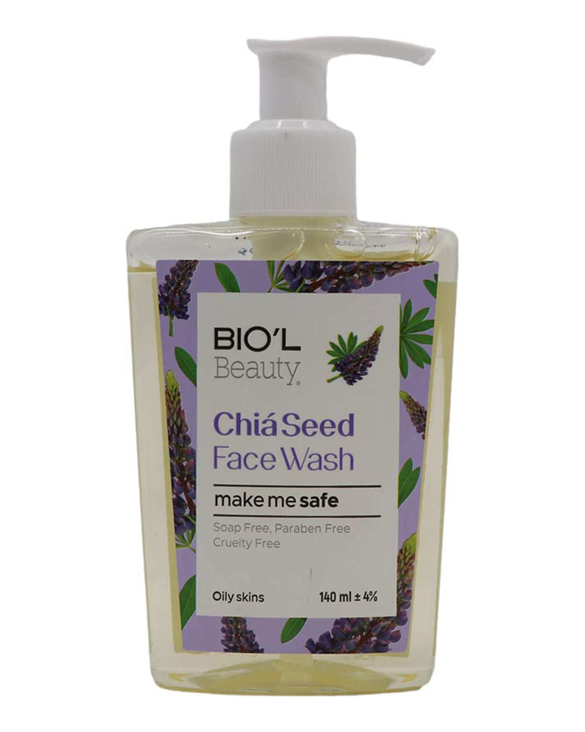 ژل شستشوی صورت بیول پوست چرب 140ml Chia Seed