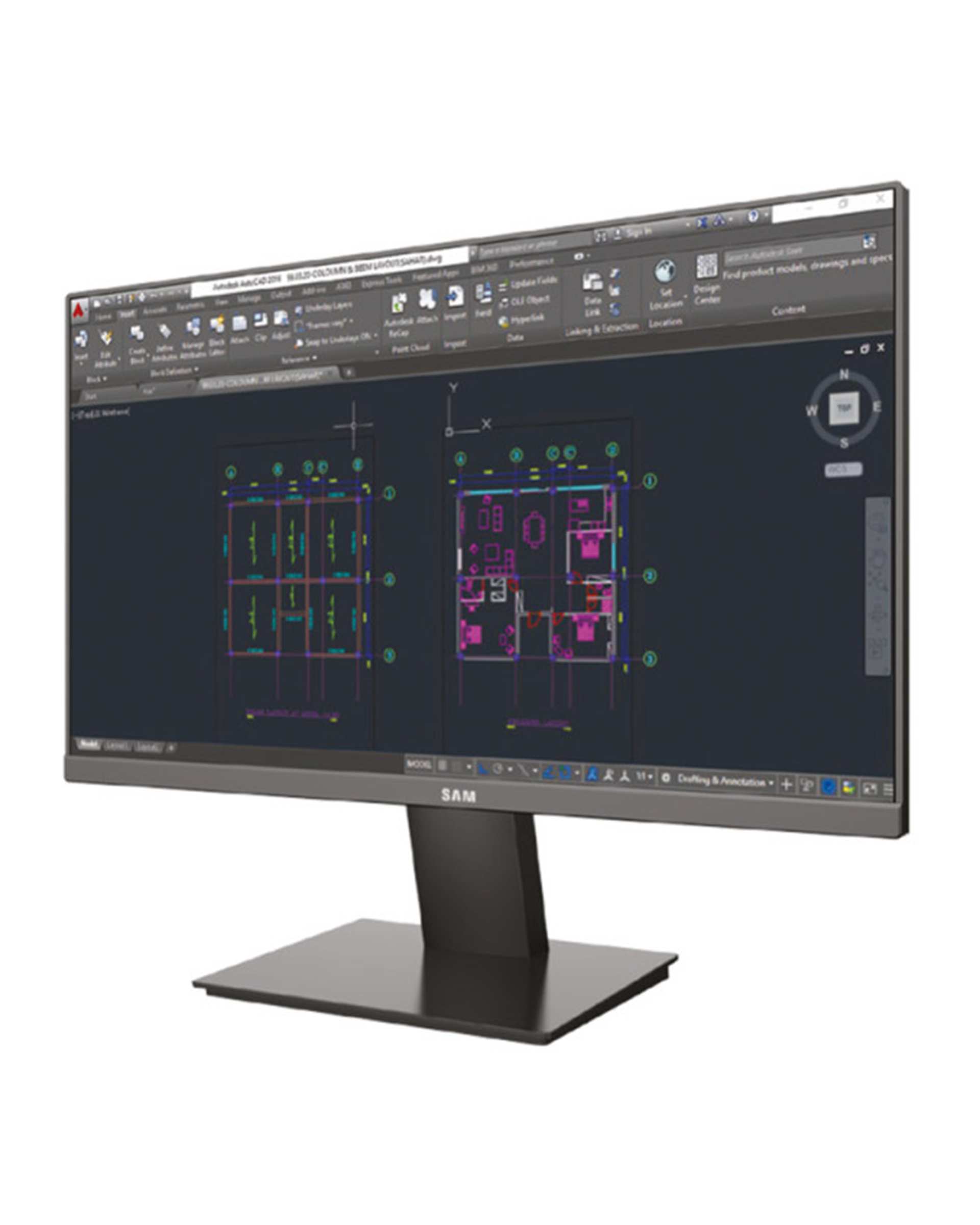 مانیتور سام الکترونیک مدل LS22RF625 سایز 22 اینچ