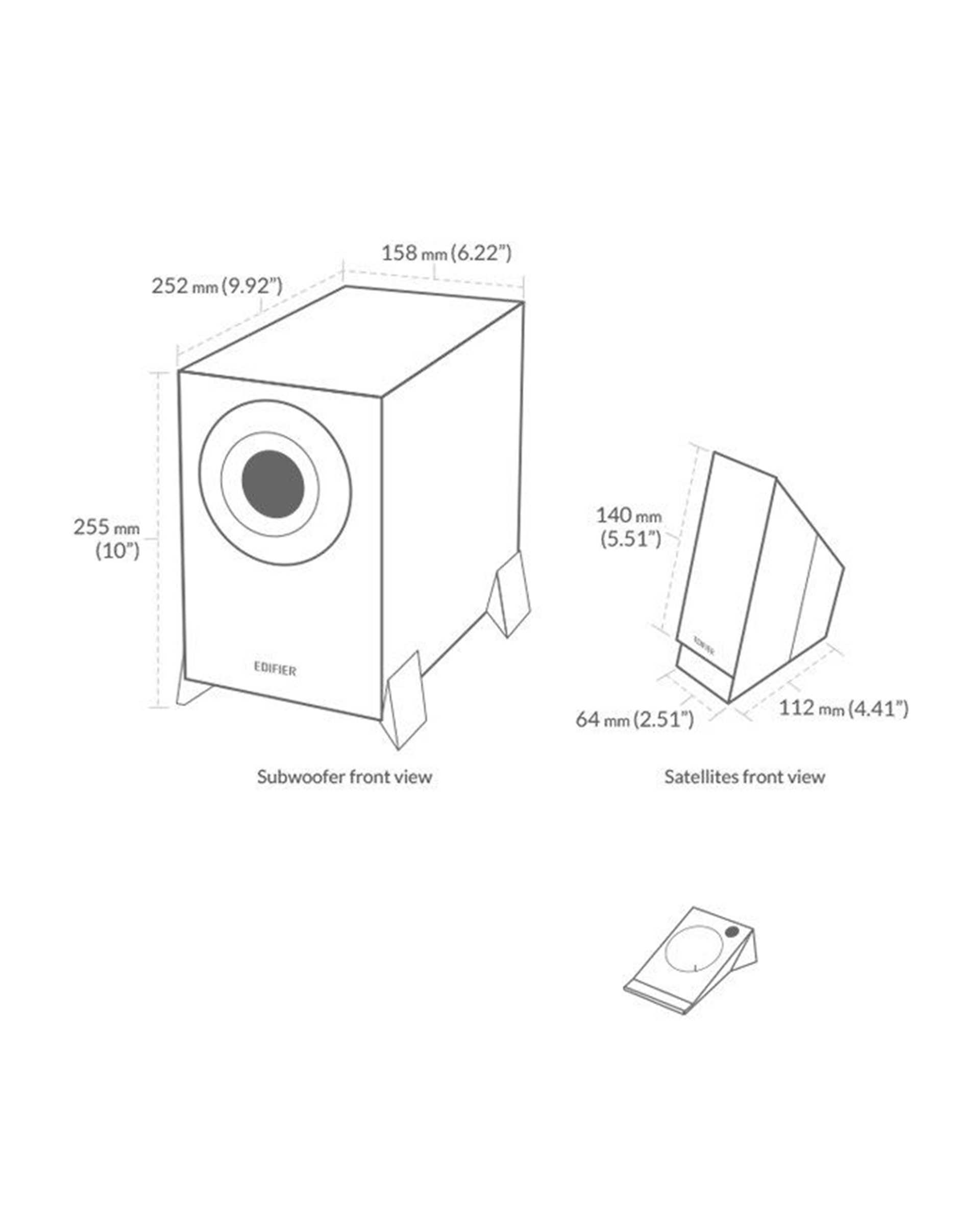 اسپیکر ادیفایر مدل M1360 مشکی