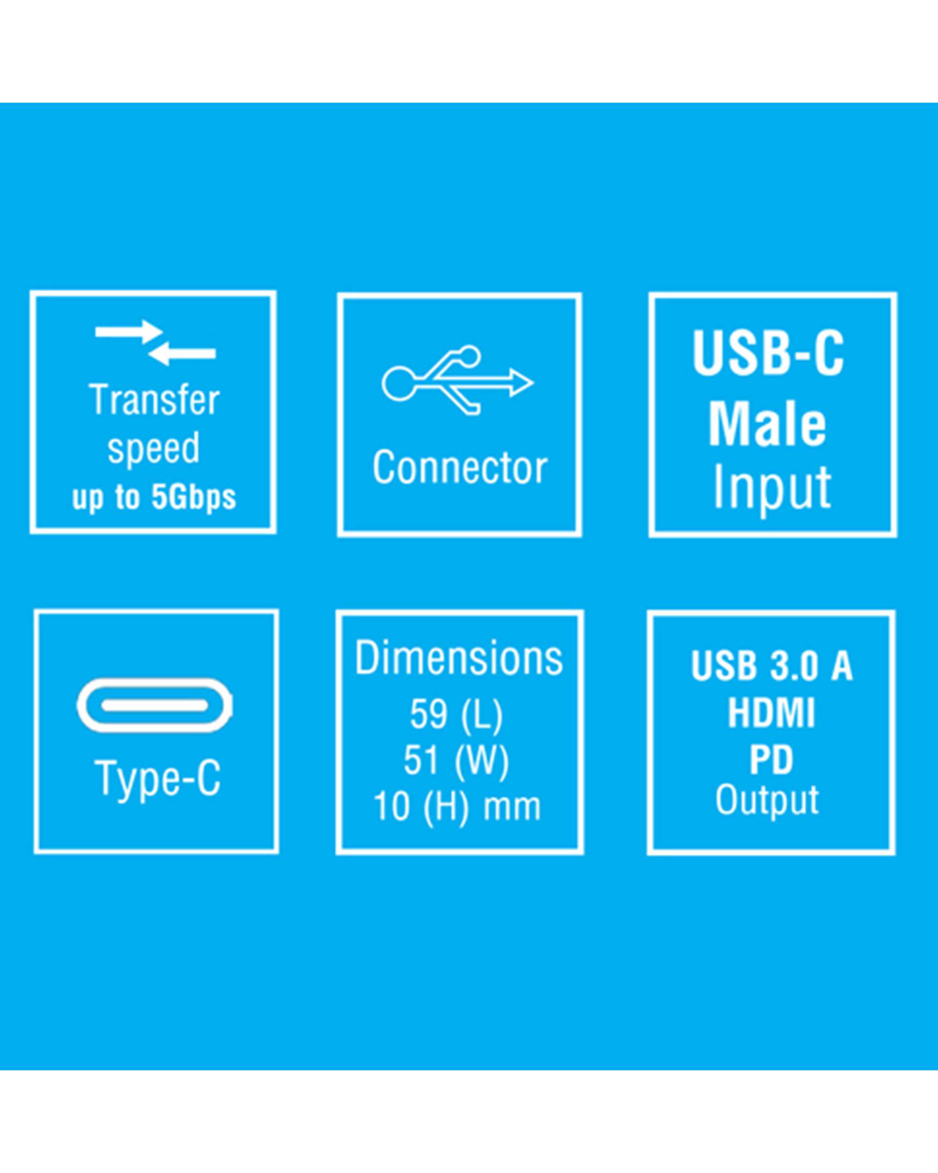 مبدل 3in1 Type-C بیاند مدل BA-407