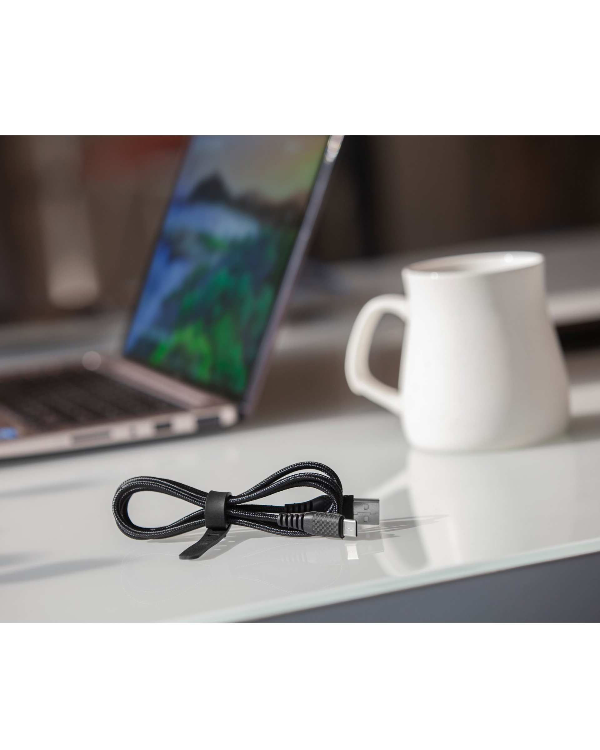 کابل تبدیل USB به USB-C مشکی بیاند مدل BA-306