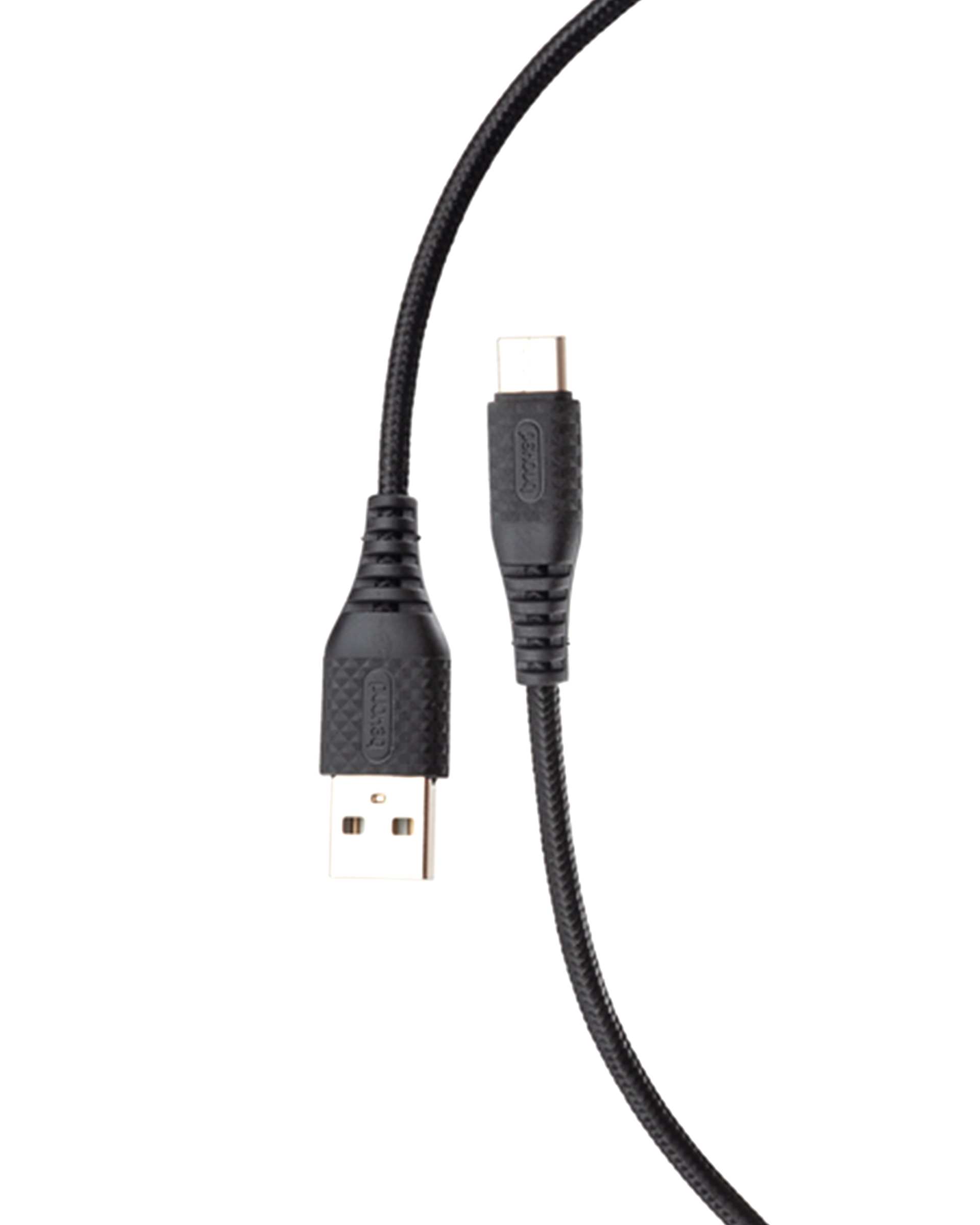 کابل تبدیل USB به USB-C مشکی بیاند مدل BA-306