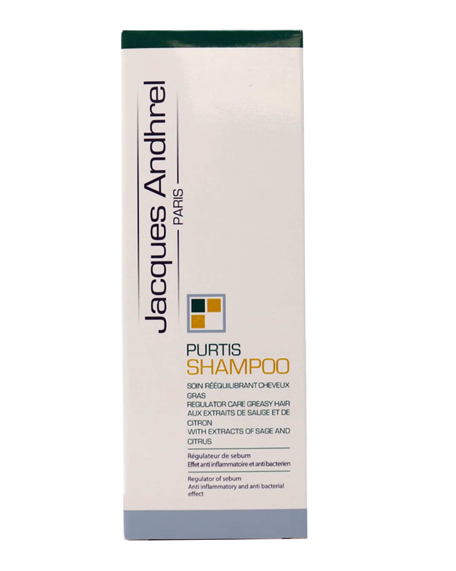 شامپو متعادل کننده موهای چرب ژاک آندرل پاریس