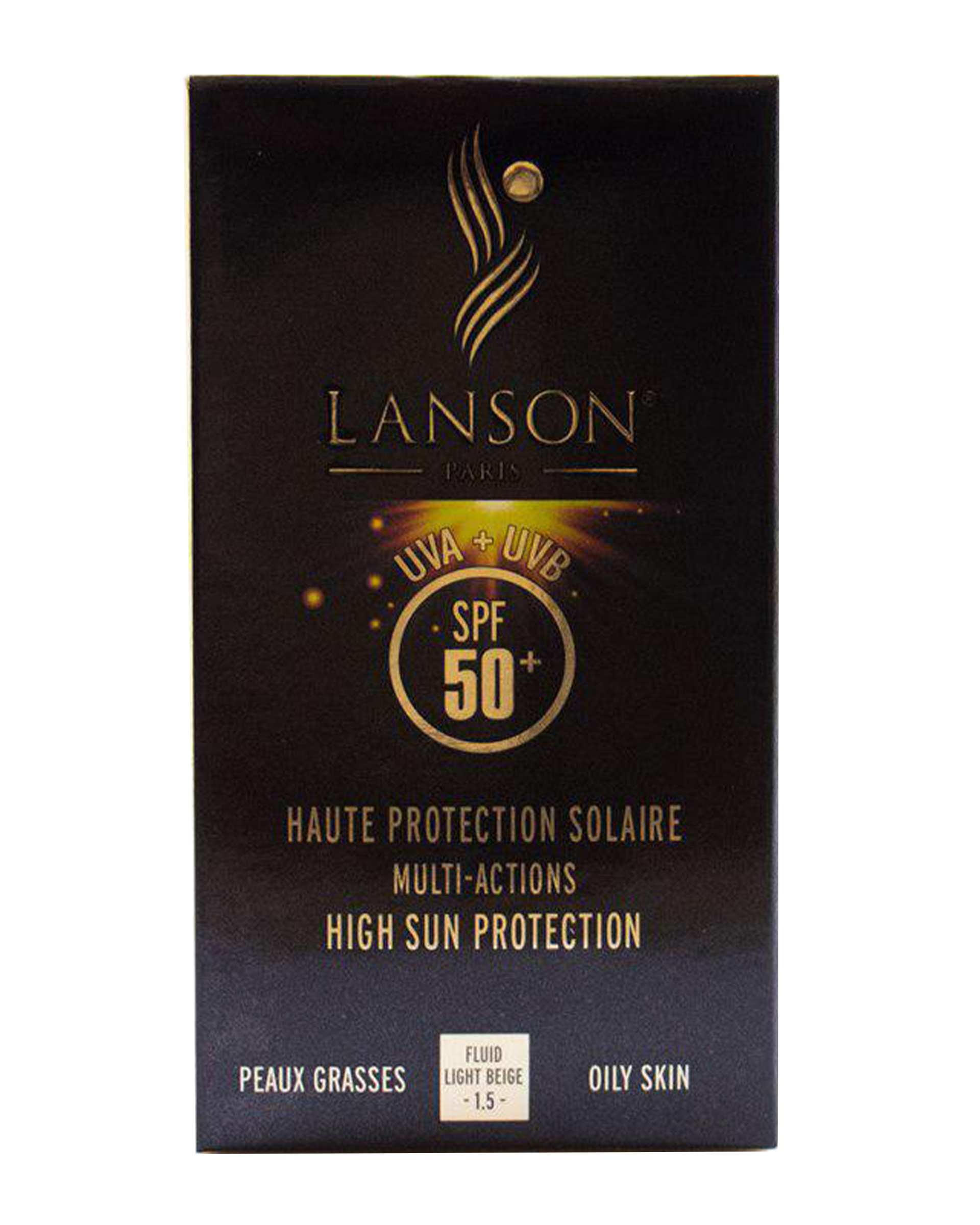 کرم ضد آفتاب رنگی SPF50 لانسون مناسب پوست چرب بژ روشن 40ml