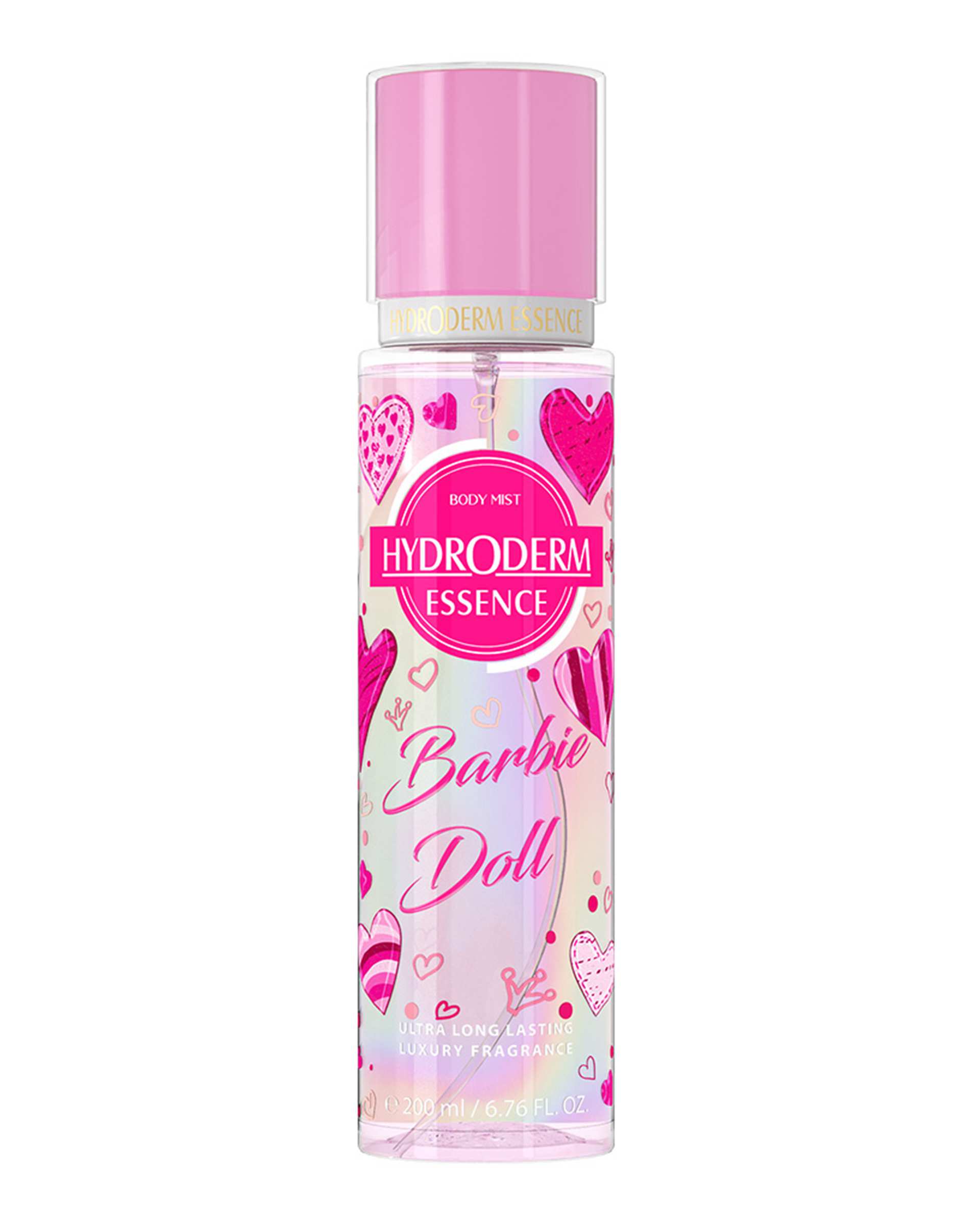 بادی اسپلش زنانه هیدرودرم مدل Barbie Doll حجم 200ml