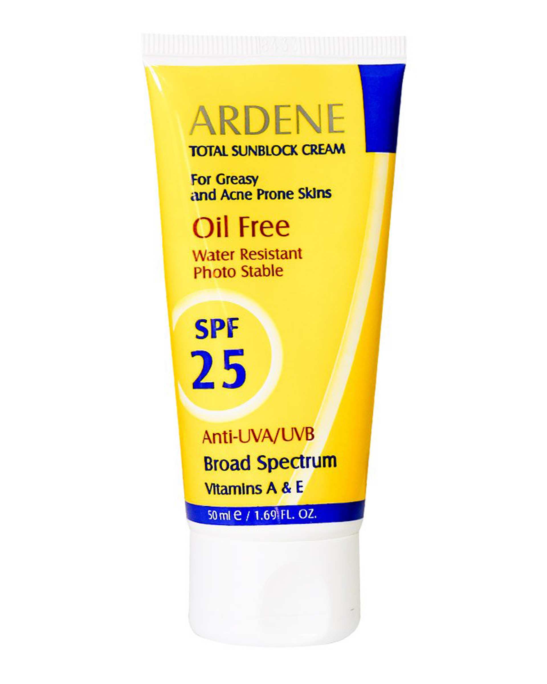 کرم ضد آفتاب SPF25 آردن Ardene فاقد چربی مناسب پوست چرب و جوش دار 50ml 