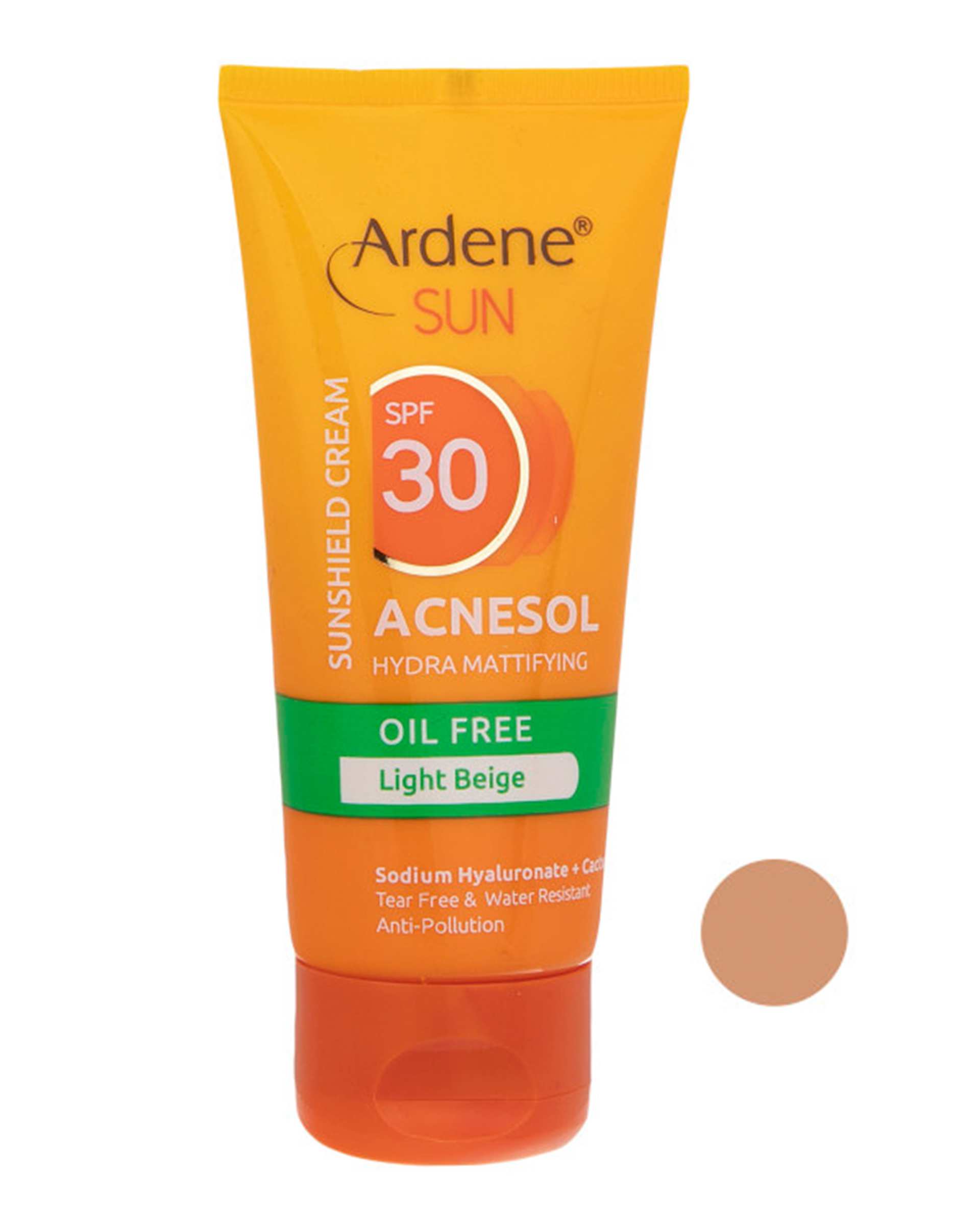 کرم ضد آفتاب SPF30 آردن Ardene مدل Acnesol فاقد چربی بژ روشن 50ml