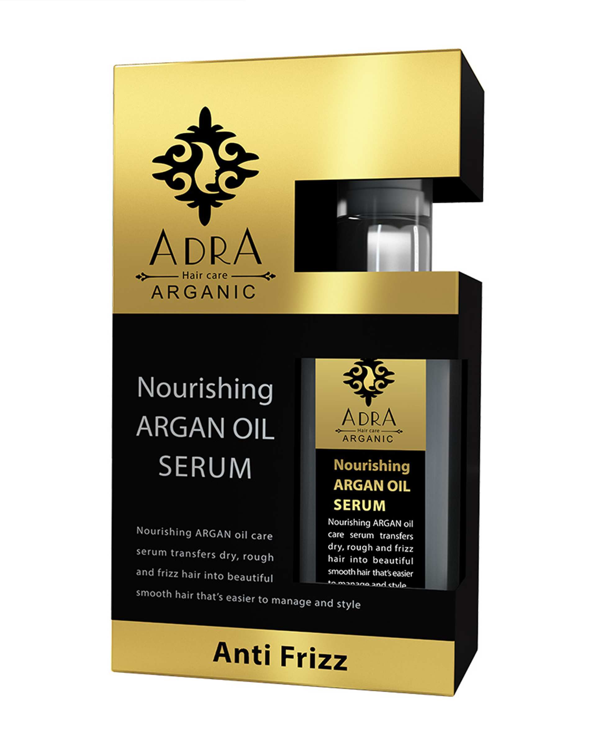 سرم مو آنتی فریز آدرا Adra حاوی روغن آرگان 80ml