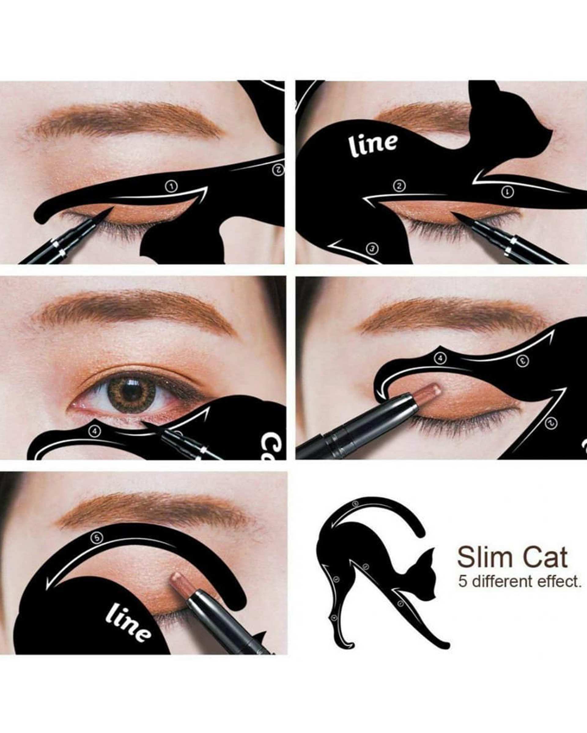 شابلون خط چشم گربه ای کت لاین Cat Line