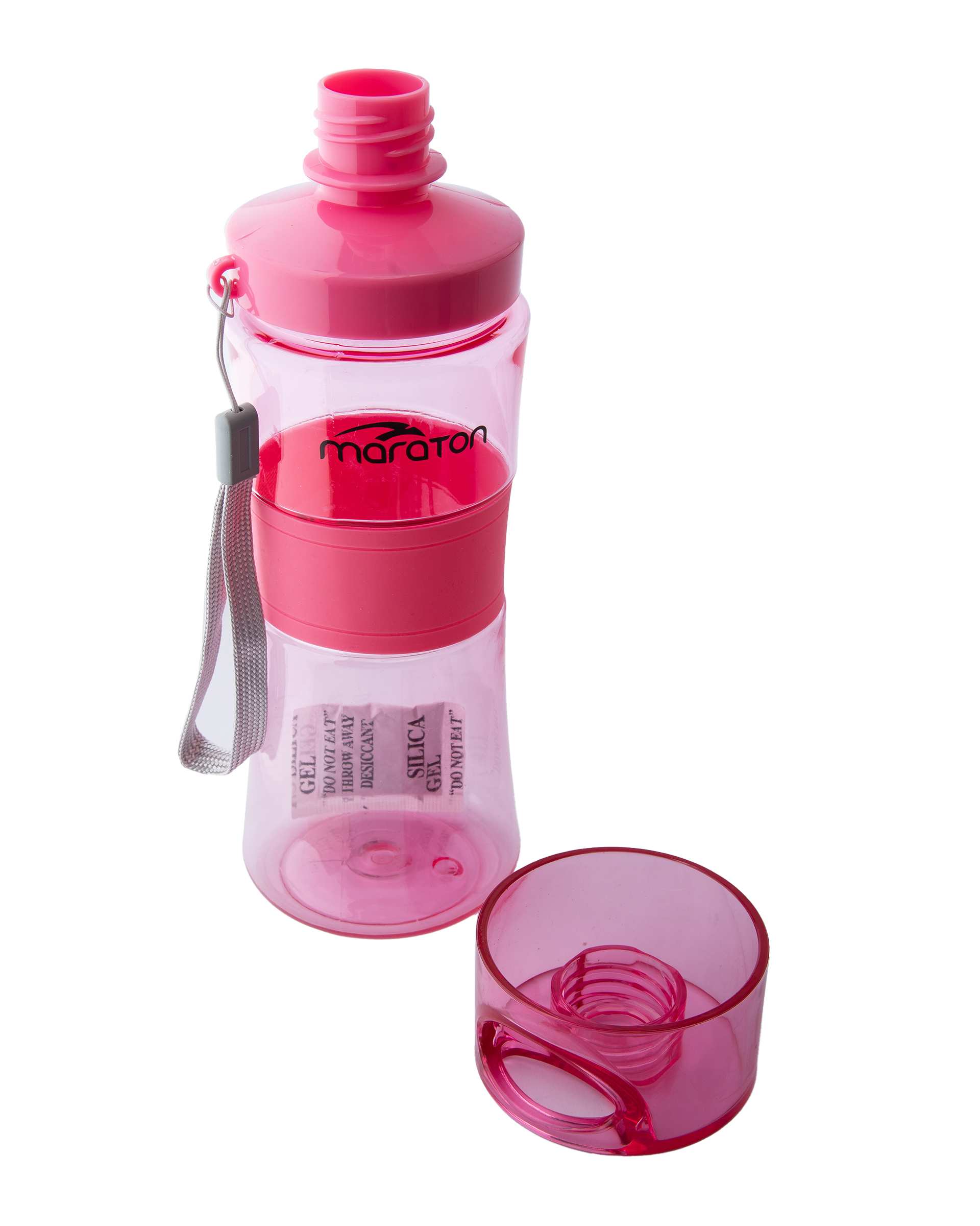 قمقمه ورزشی صورتی ماراتون Maraton حجم 500ml