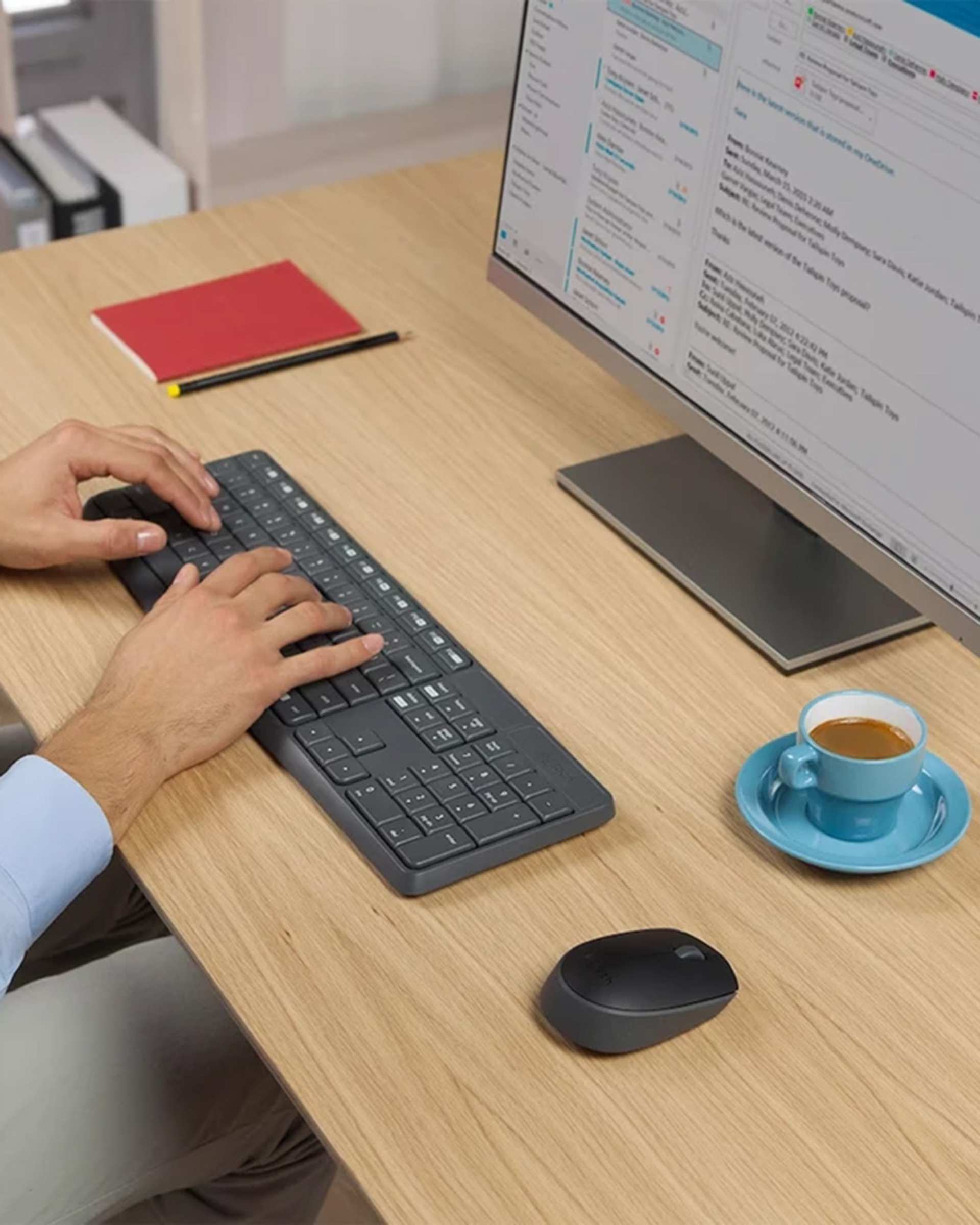 کیبورد و ماوس بی سیم لاجیتک Logitech مدل MK235