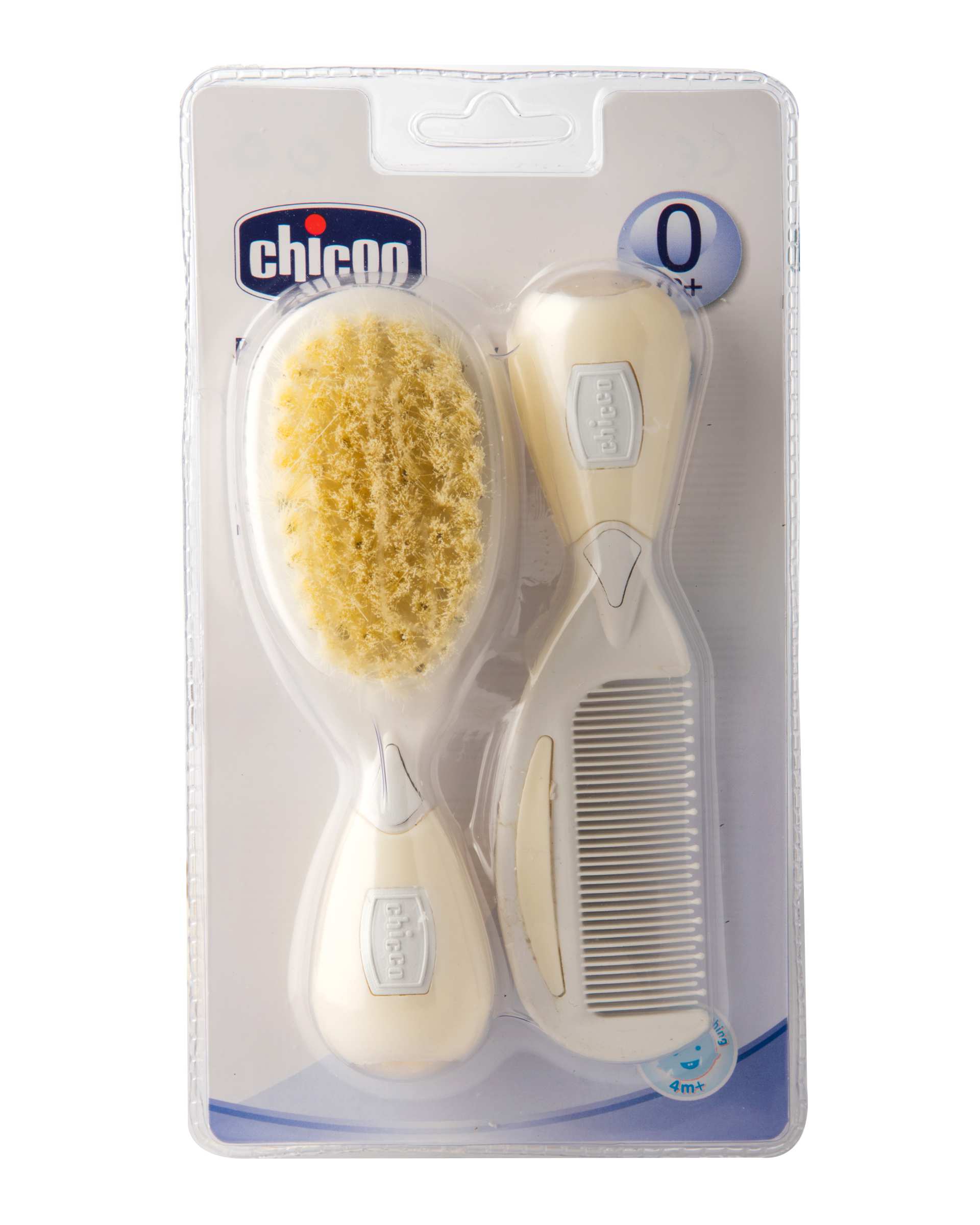 ست شانه و برس سفید چیکو Chicco مدل نوزادی