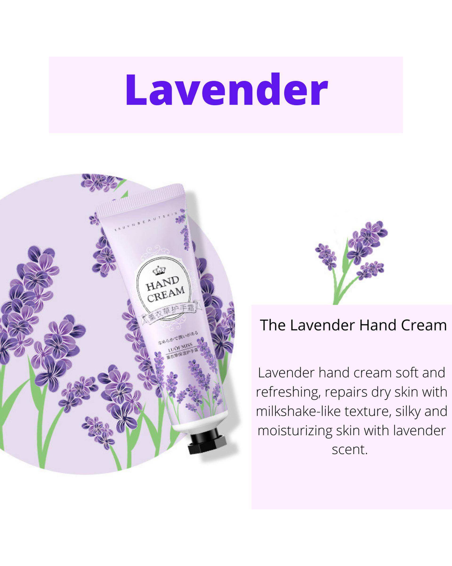 کرم دست لوفمیس Luofmiss مدل Plant Hand Cream بسته 5 عددی