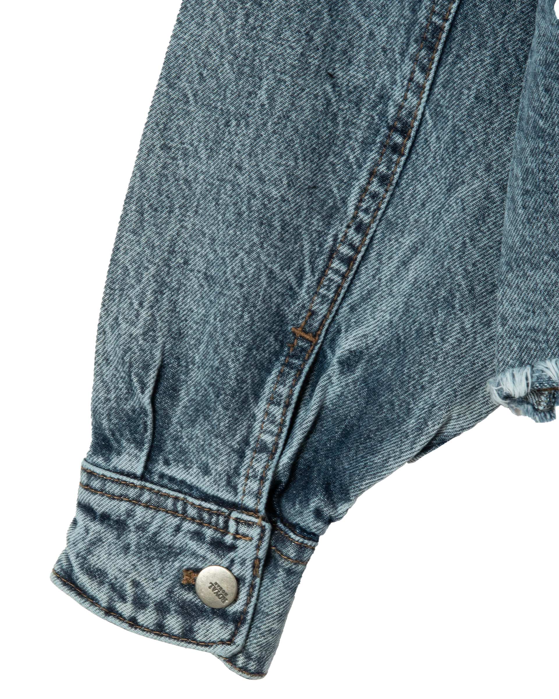 کت جین زنانه کوتاه آبی رویال جین Royal Jeans