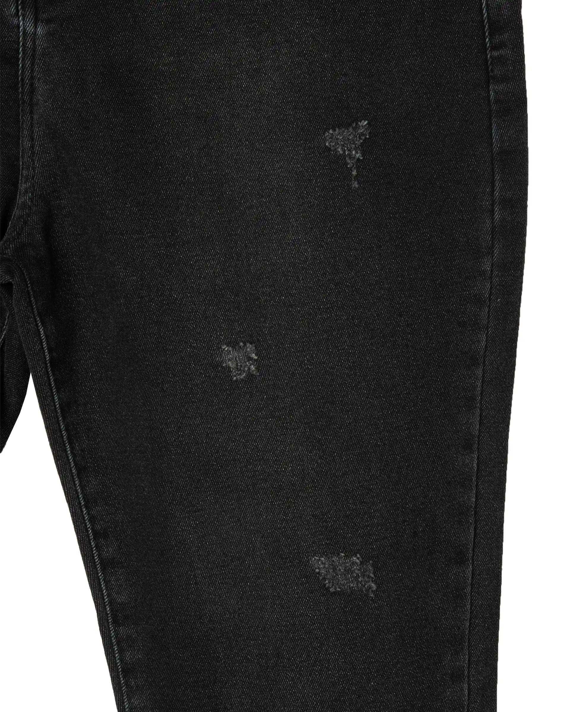 شلوار جین زنانه اسکینی زاپ دار قد 90 زغالی جین Royal Jeans کد 30009011
