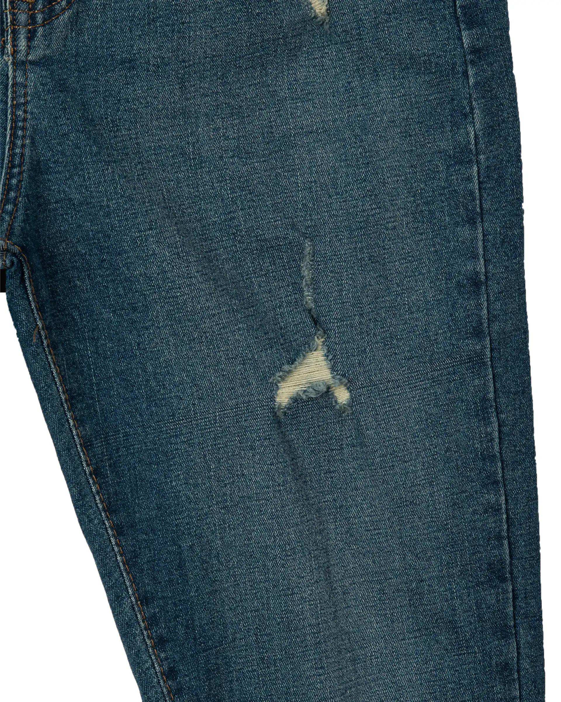 شلوار جین زنانه اسکینی قد 90 ابی تیره رویال جین Royal Jeans کد 30008639