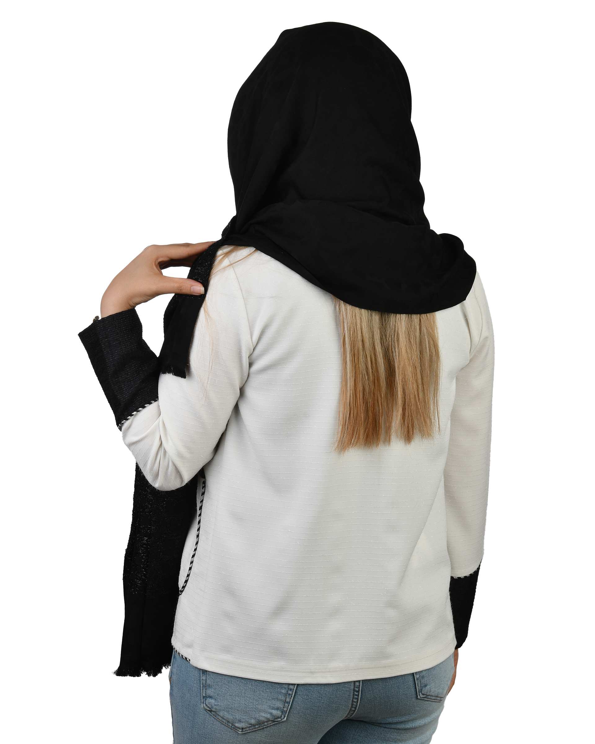 شال زنانه مشکی GIDO