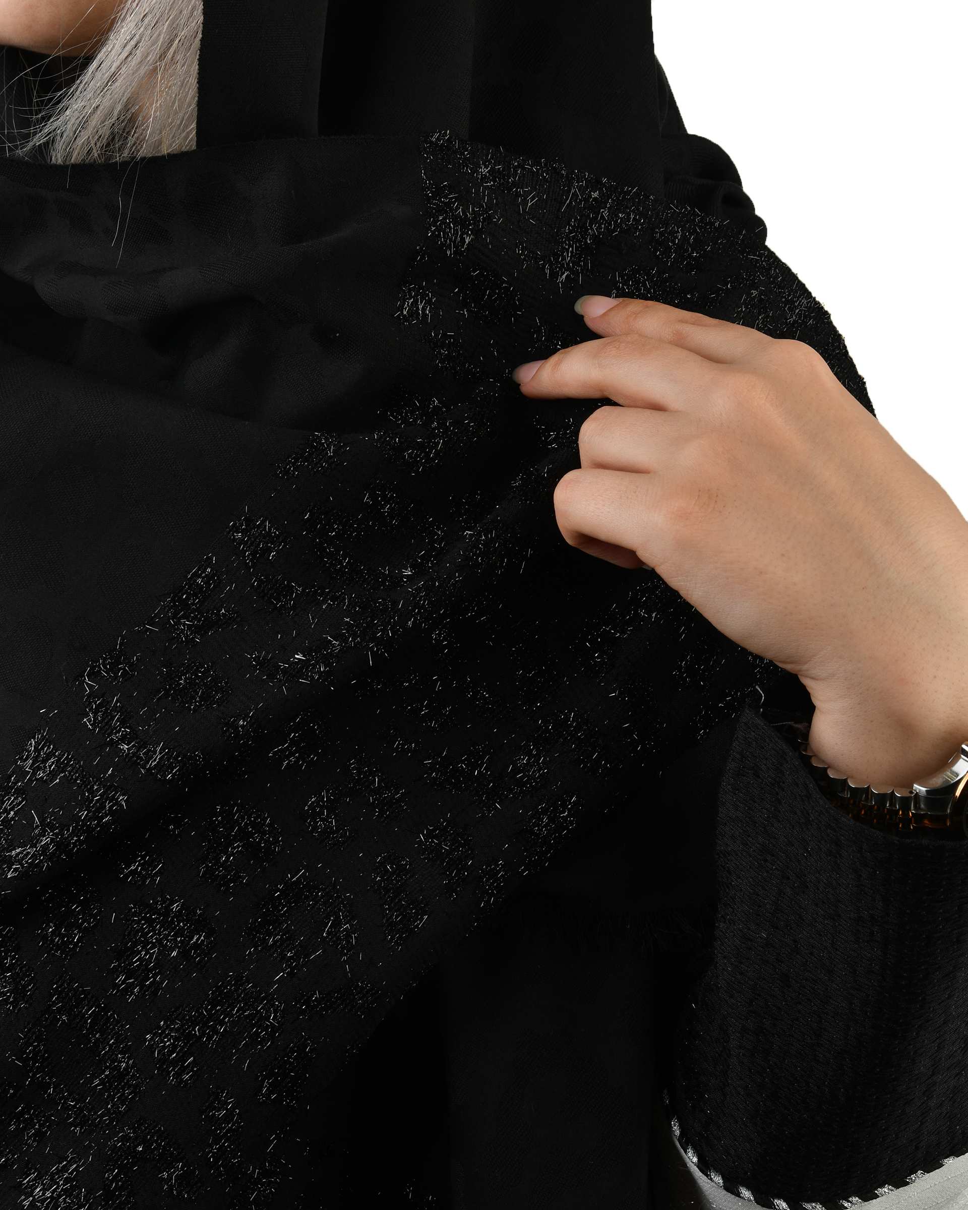 شال زنانه مشکی GIDO